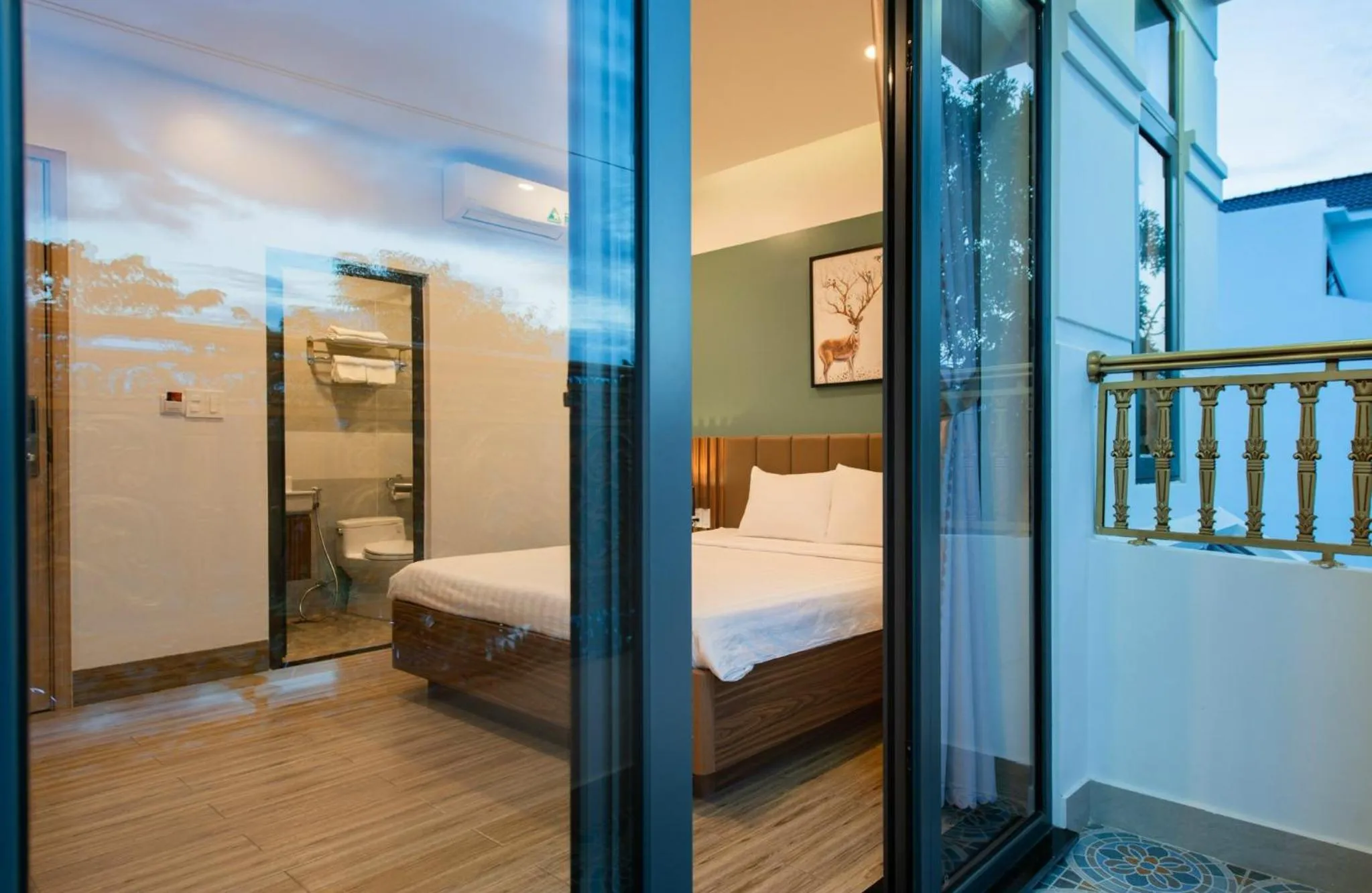 View (from property/room), Bed in West Lake Hotel - Near Bai Dai Beach