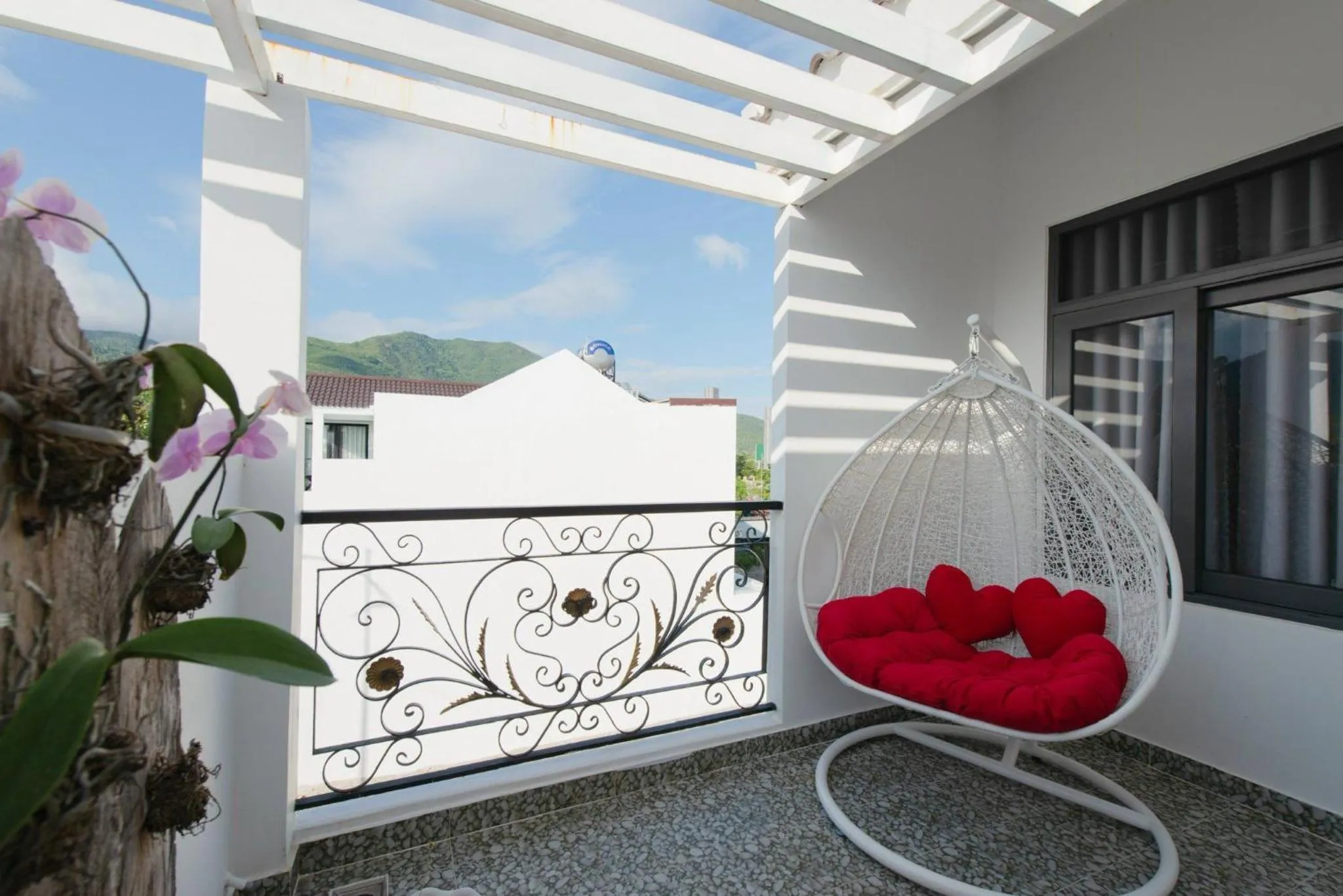 Patio in West Lake Hotel - Near Bai Dai Beach