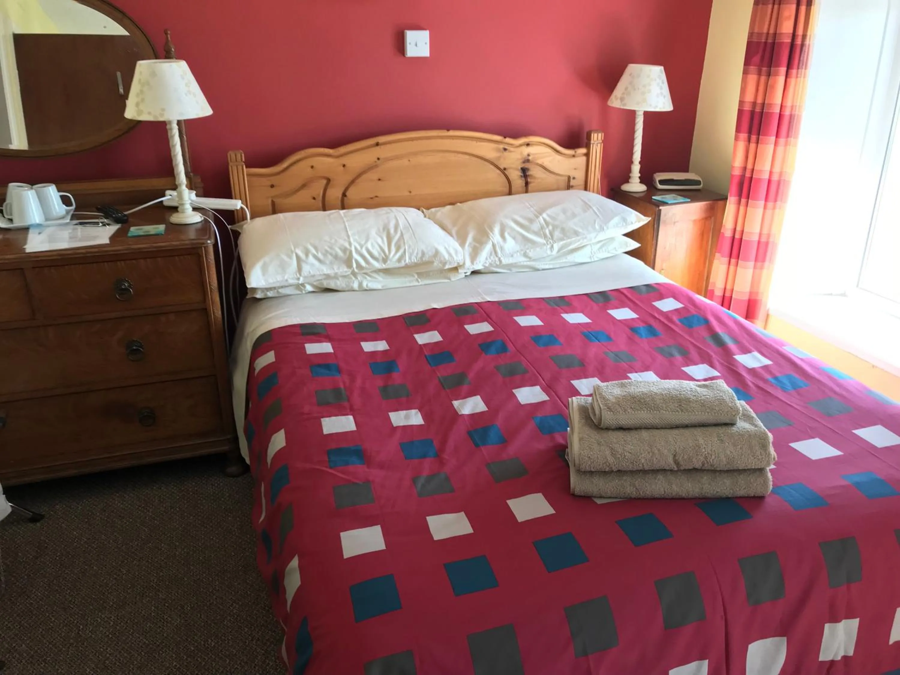 Bed in Carnside Guest House