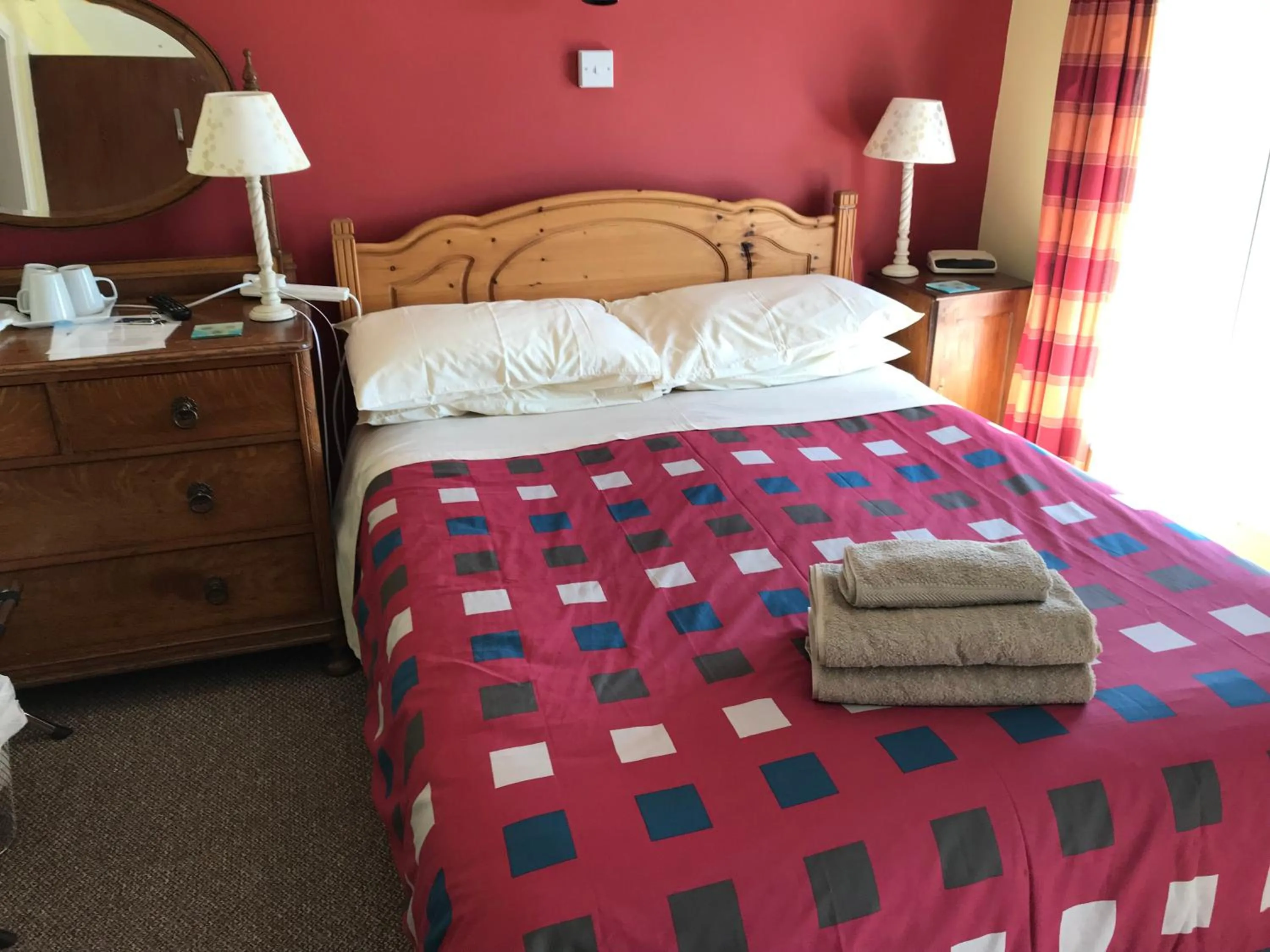 Bed in Carnside Guest House