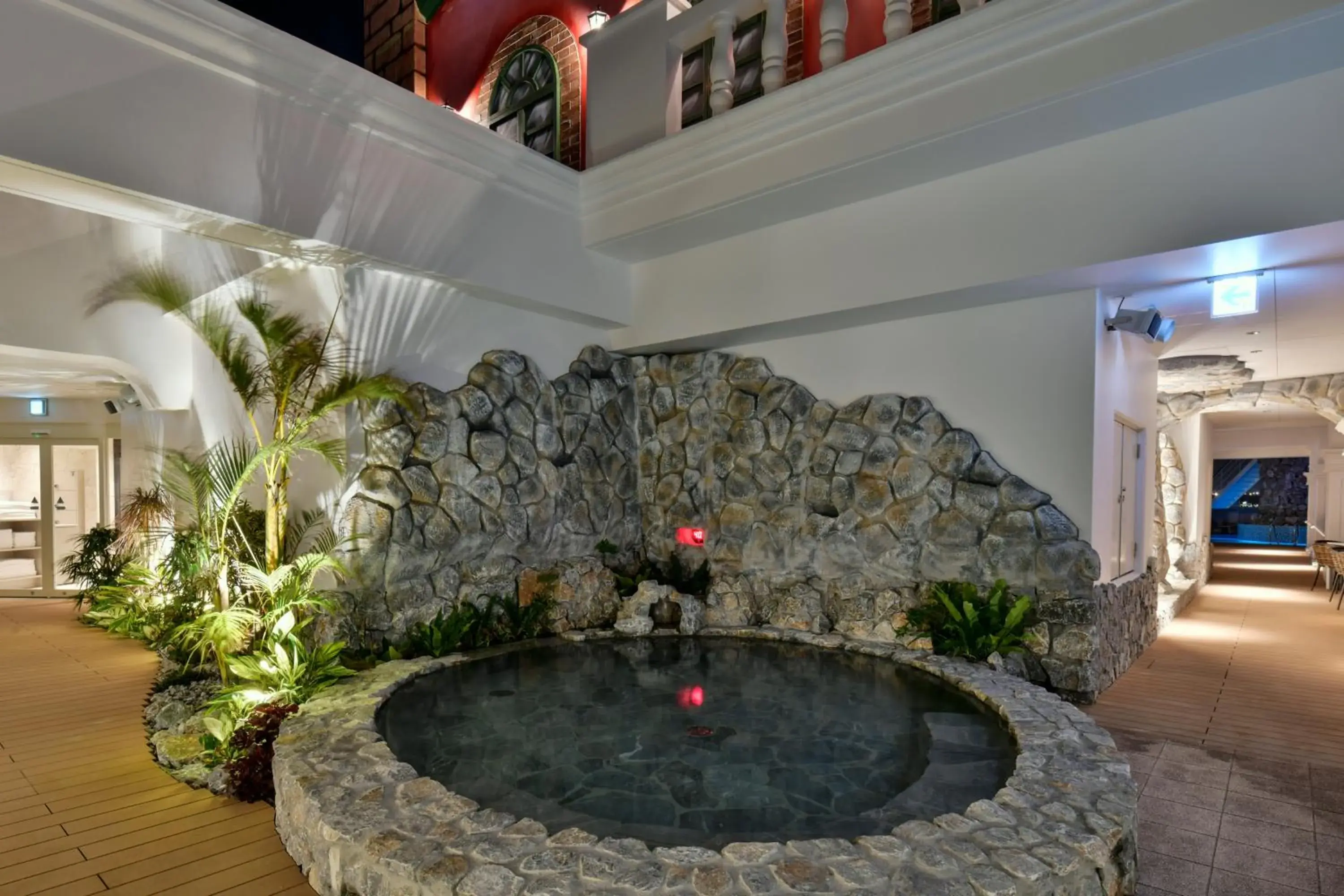 Pool view in Lequ Okinawa Chatan Spa & Resort Pool view in Lequ Okinawa Chatan Spa & Resort