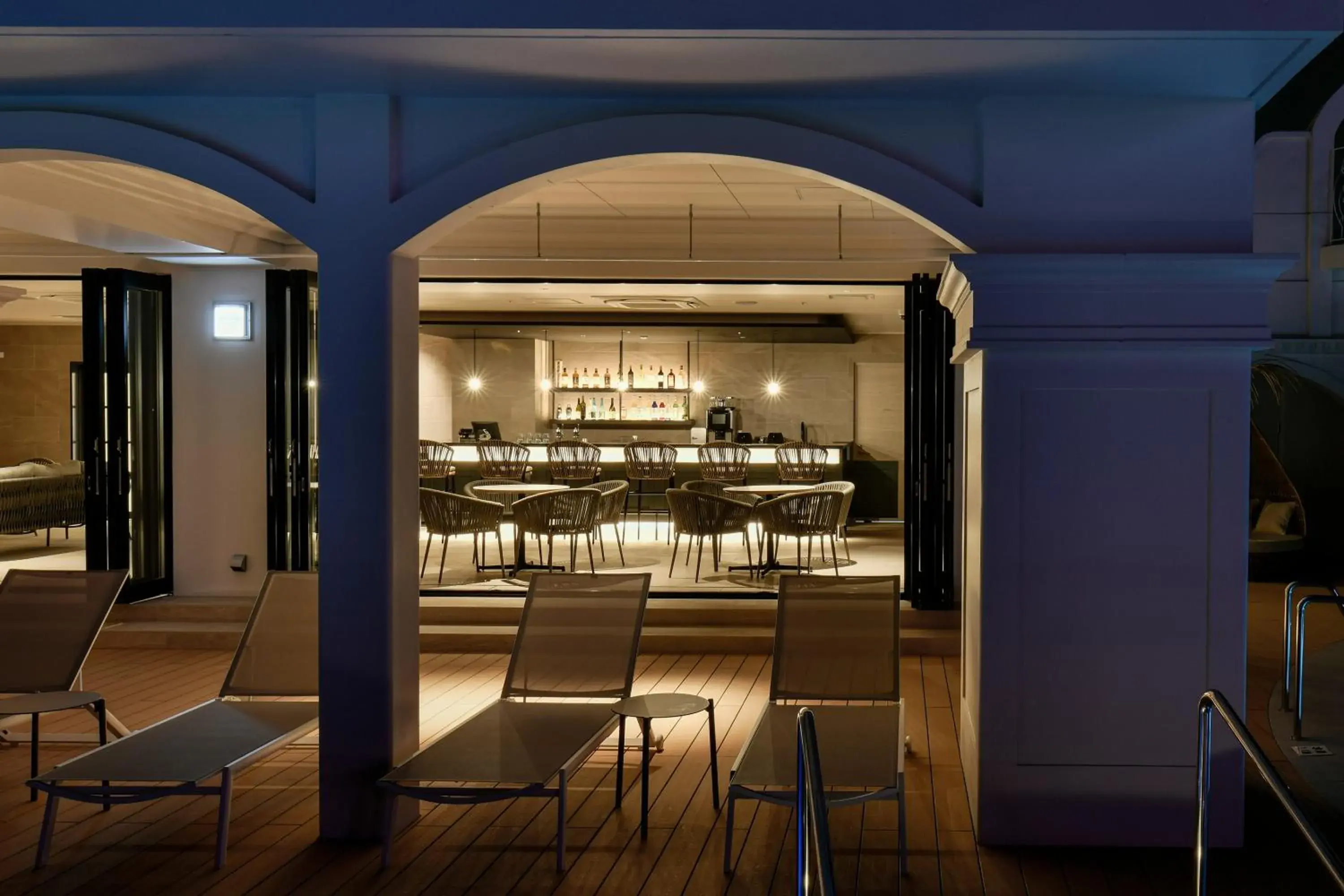 Lounge or bar in Lequ Okinawa Chatan Spa & Resort Lounge or bar in Lequ Okinawa Chatan Spa & Resort