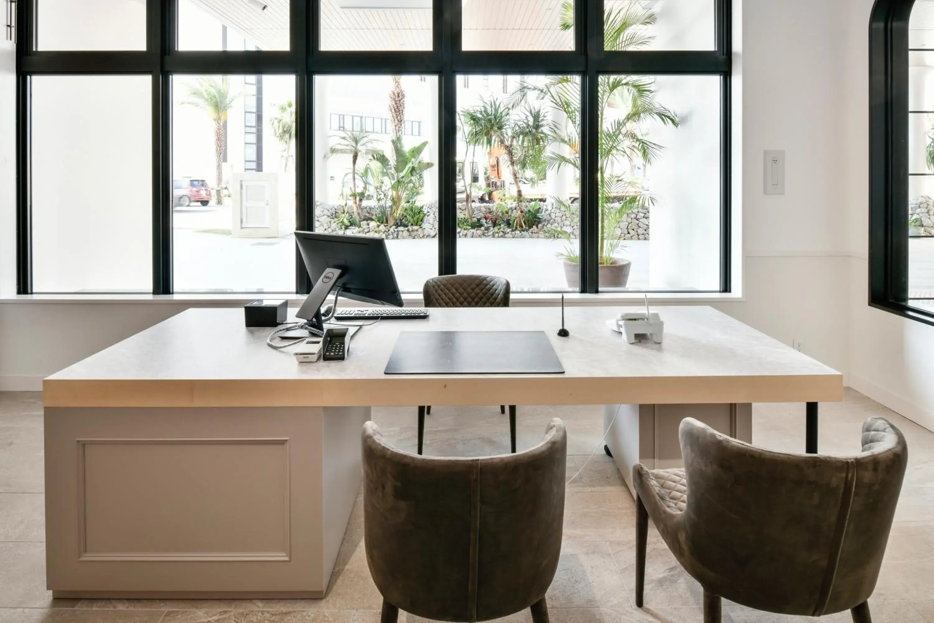 Lobby or reception in Lequ Okinawa Chatan Spa & Resort Lobby or reception in Lequ Okinawa Chatan Spa & Resort
