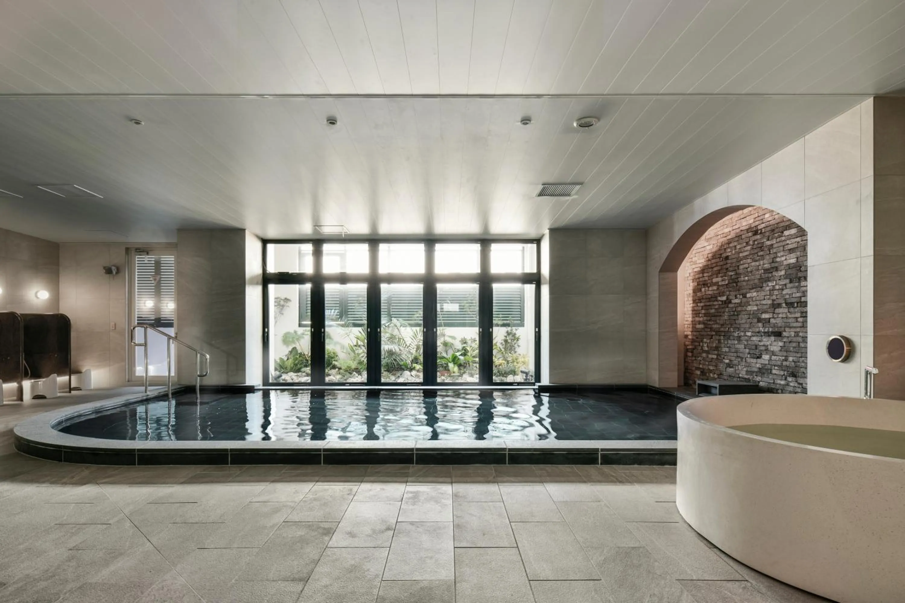 Hot Spring Bath in Lequ Okinawa Chatan Spa ＆ Resort