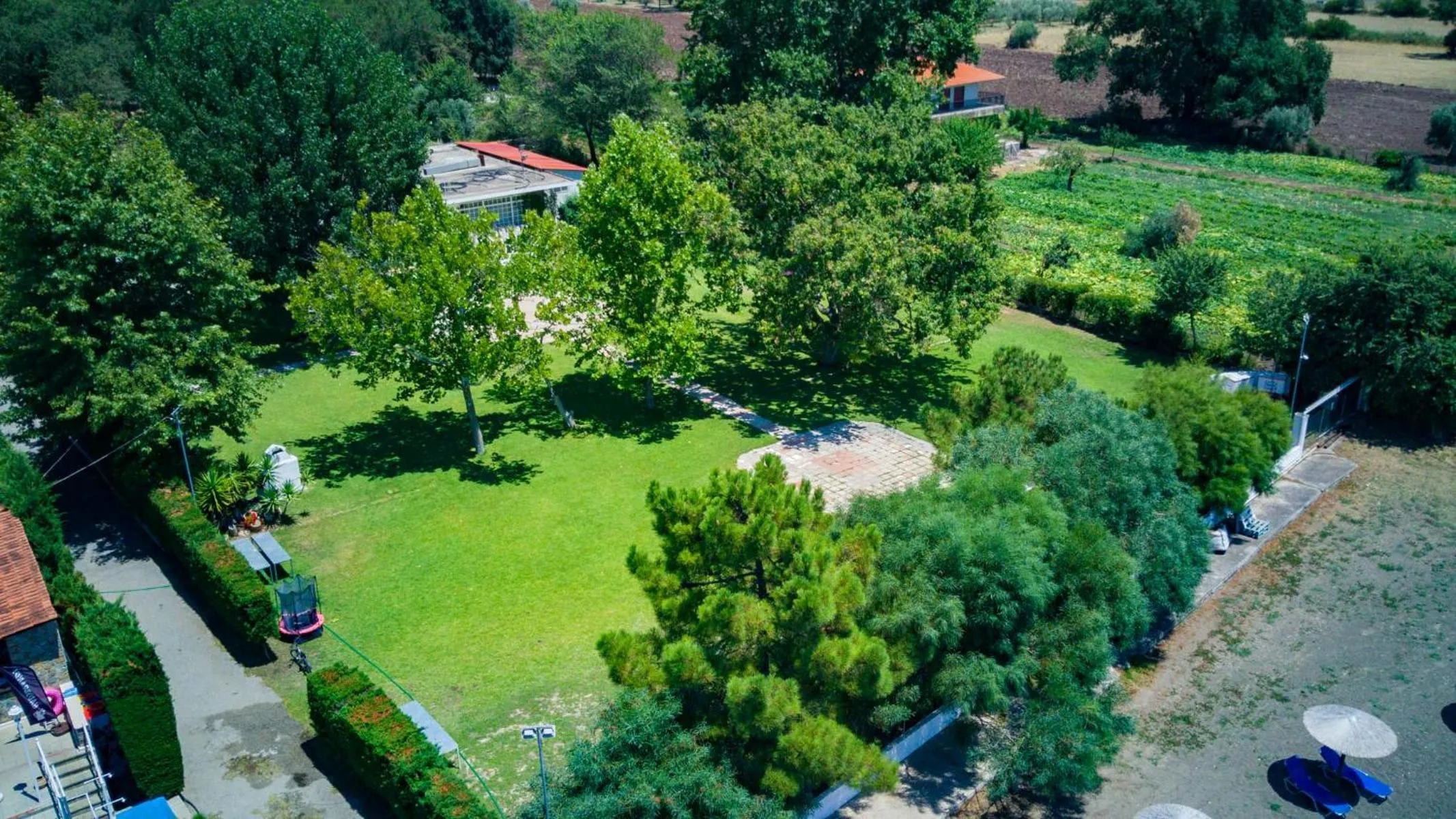 Bird's eye view in Tsamadanis Hotel & Bungalows Friends Family