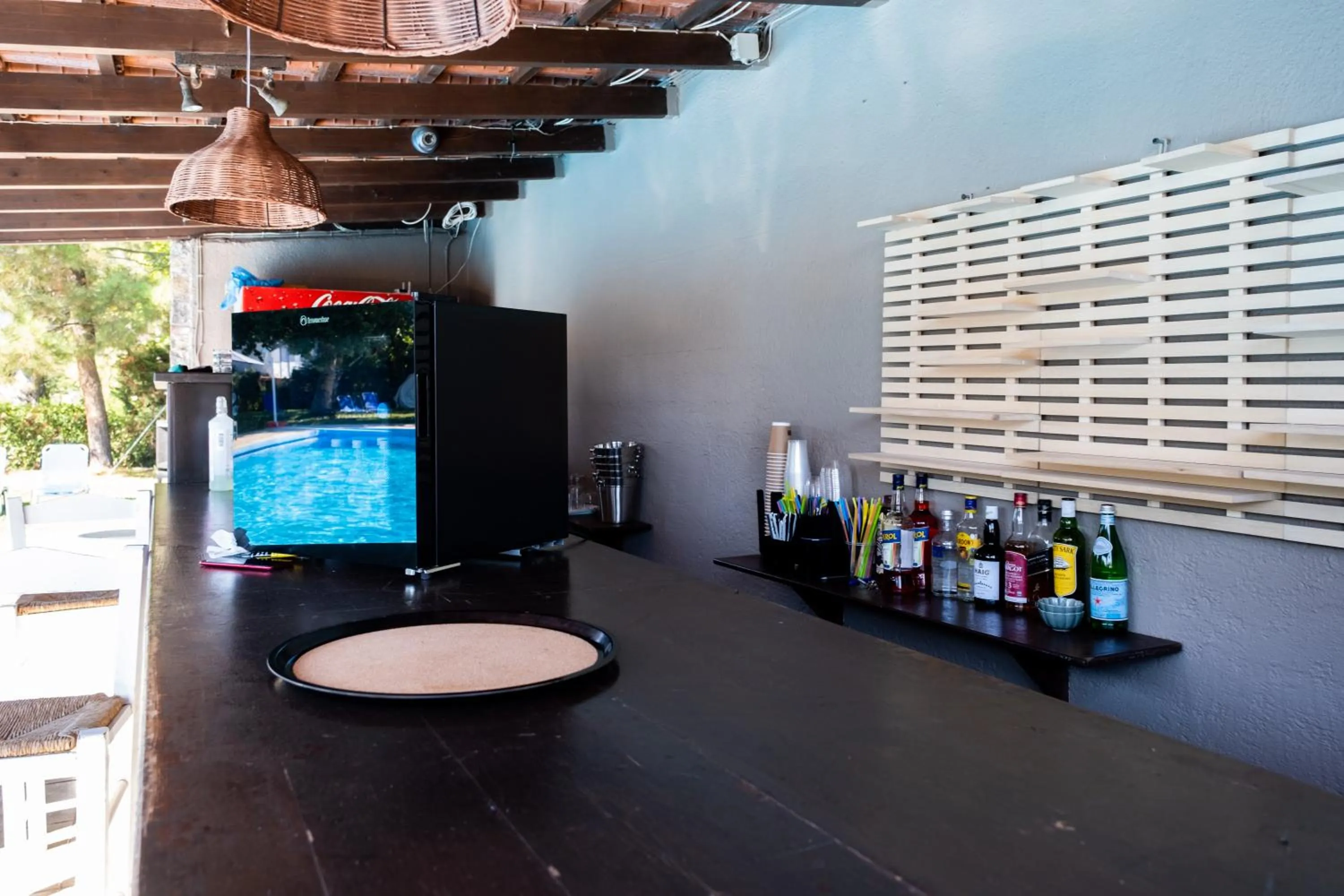 Lounge or bar in Tsamadanis Hotel & Bungalows Friends Family