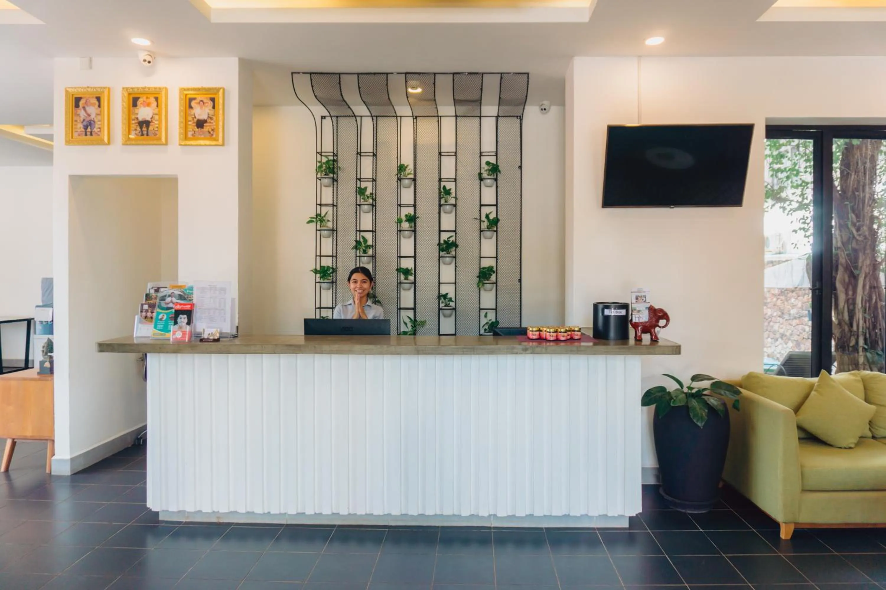 Lobby or reception in Angkor Aurora