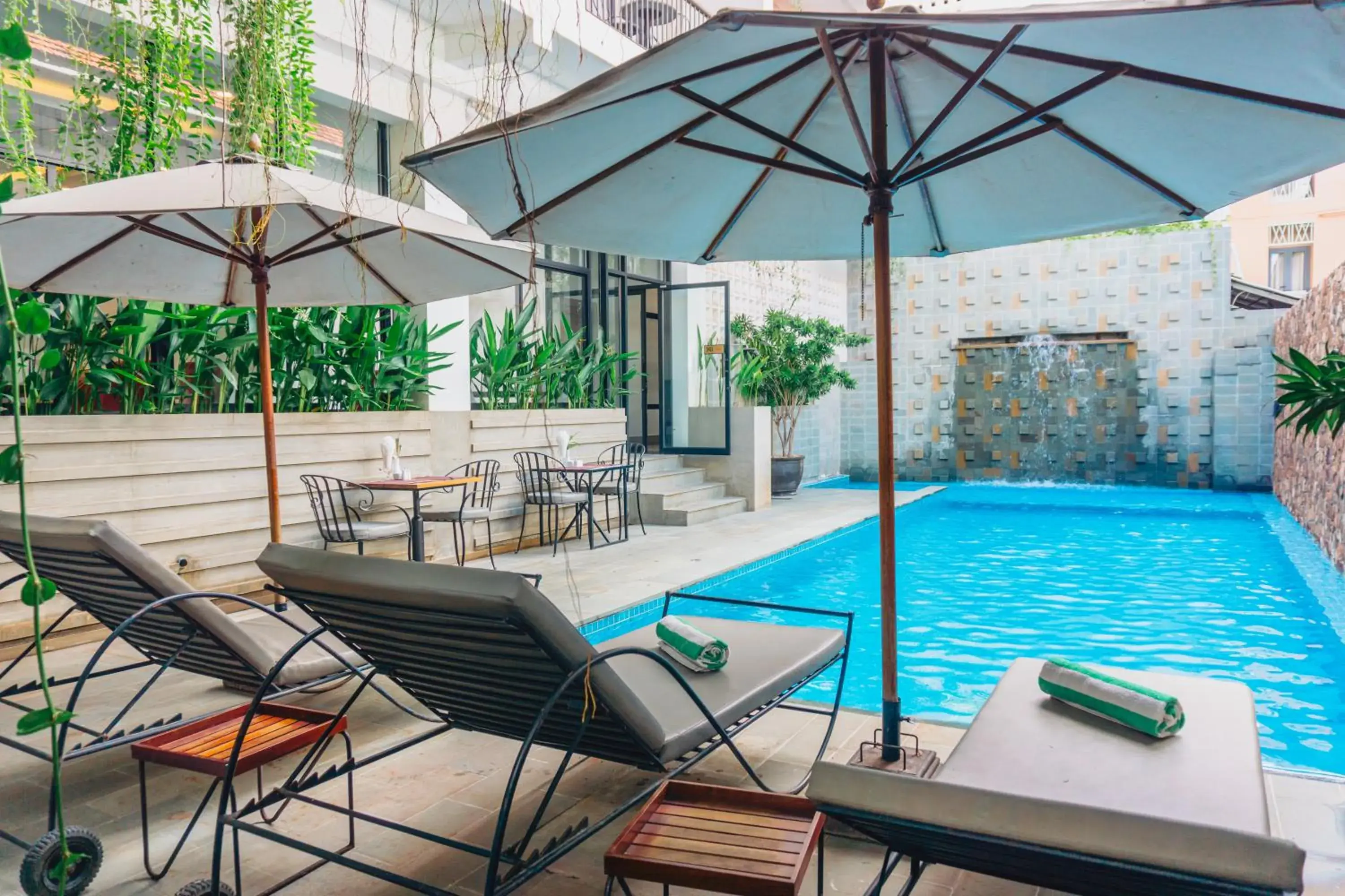 Swimming pool in Angkor Aurora Swimming pool in Angkor Aurora