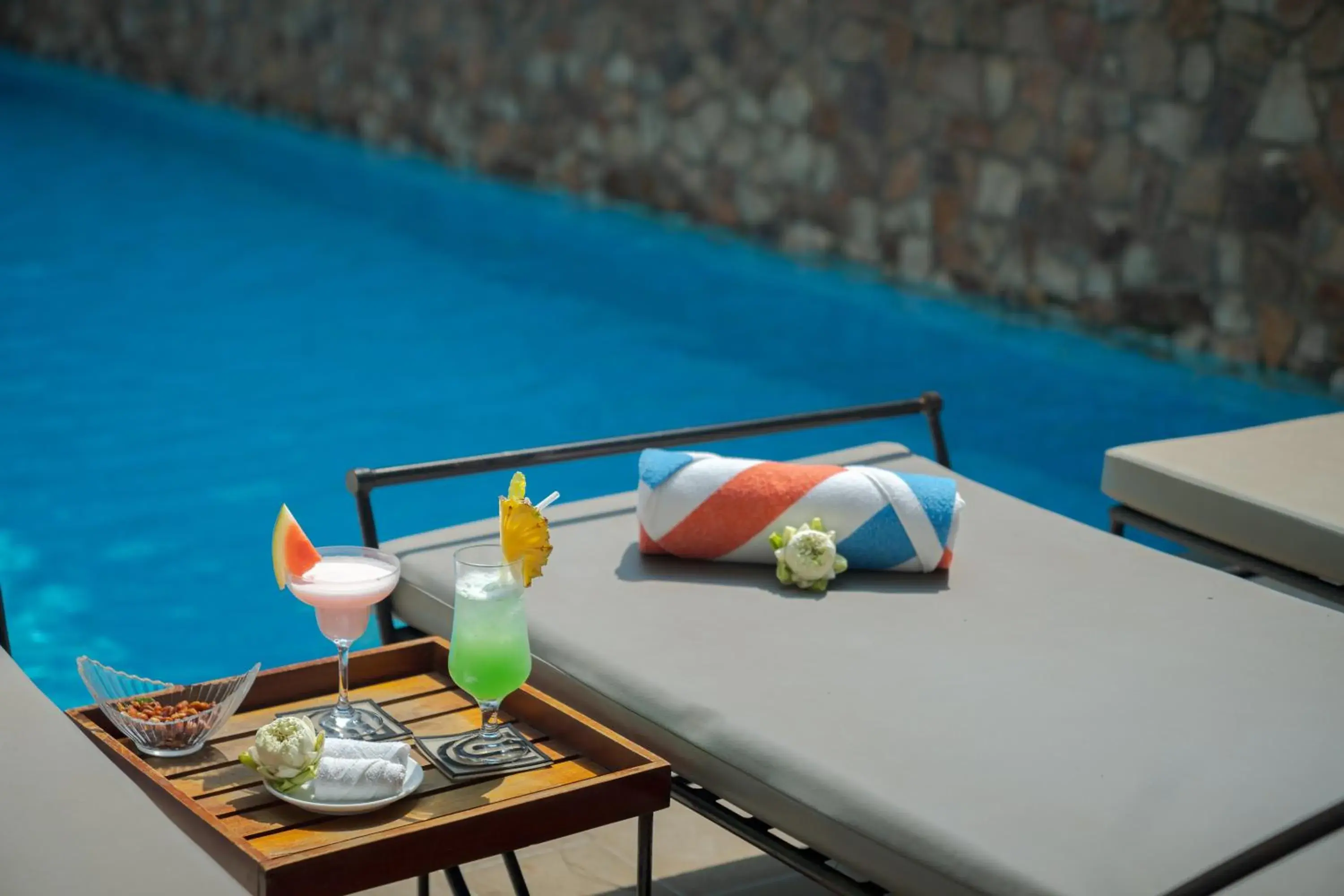 Pool view in Angkor Aurora Pool view in Angkor Aurora