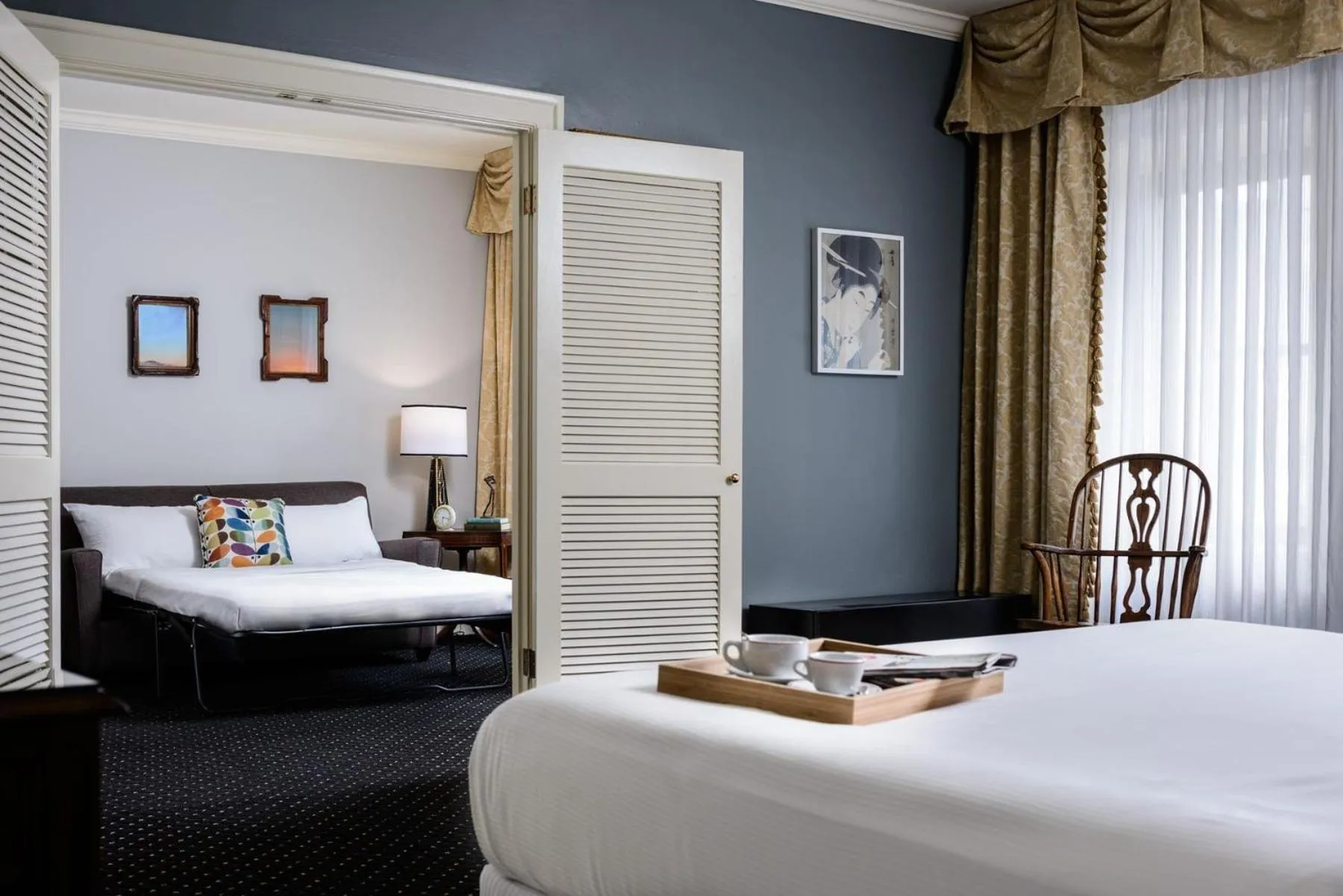 Bed in Hotel Sorrento