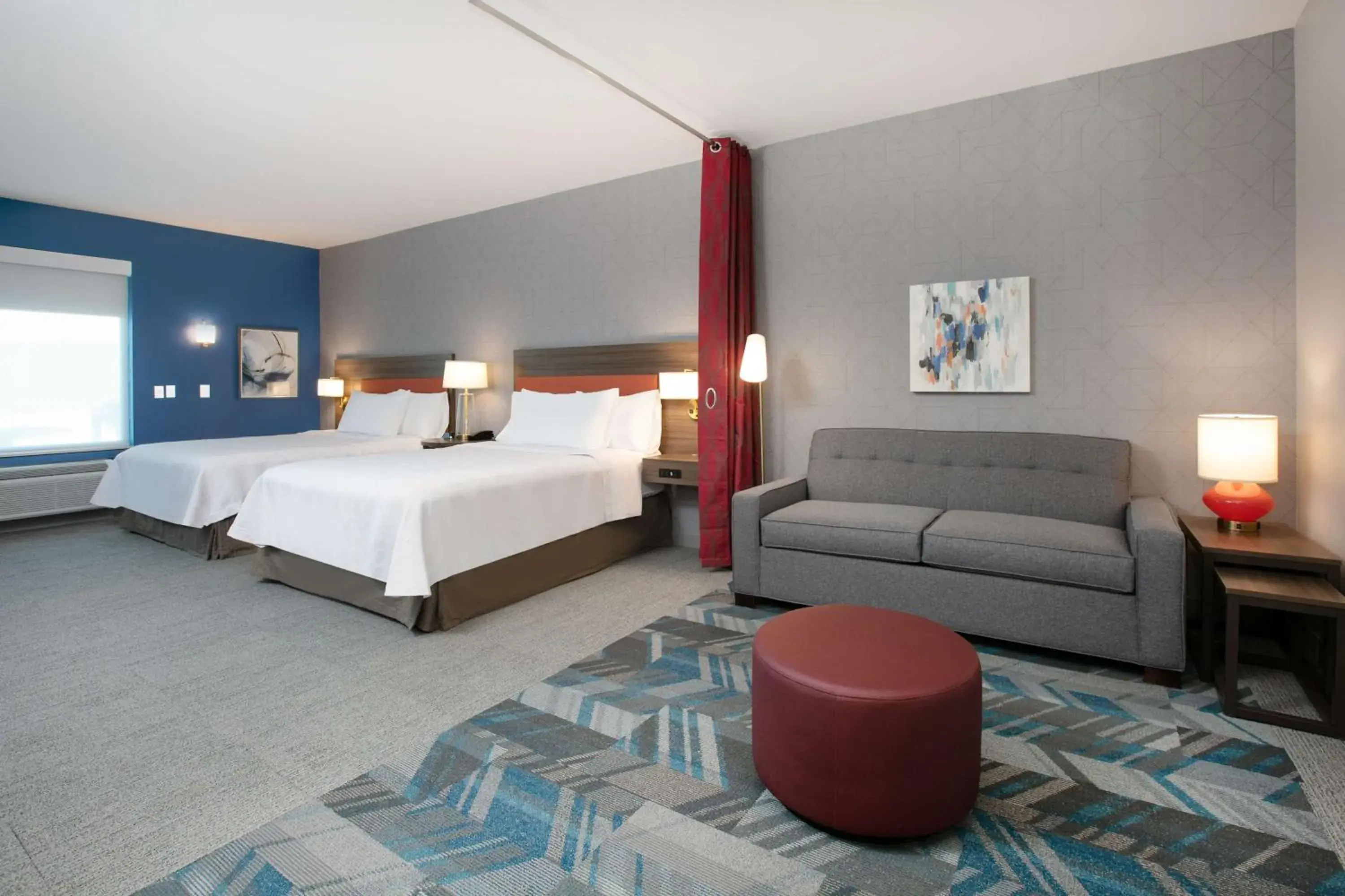 Living room, Bed in Home2 Suites By Hilton Euless Dfw West, Tx Living room, Bed in Home2 Suites By Hilton Euless Dfw West, Tx