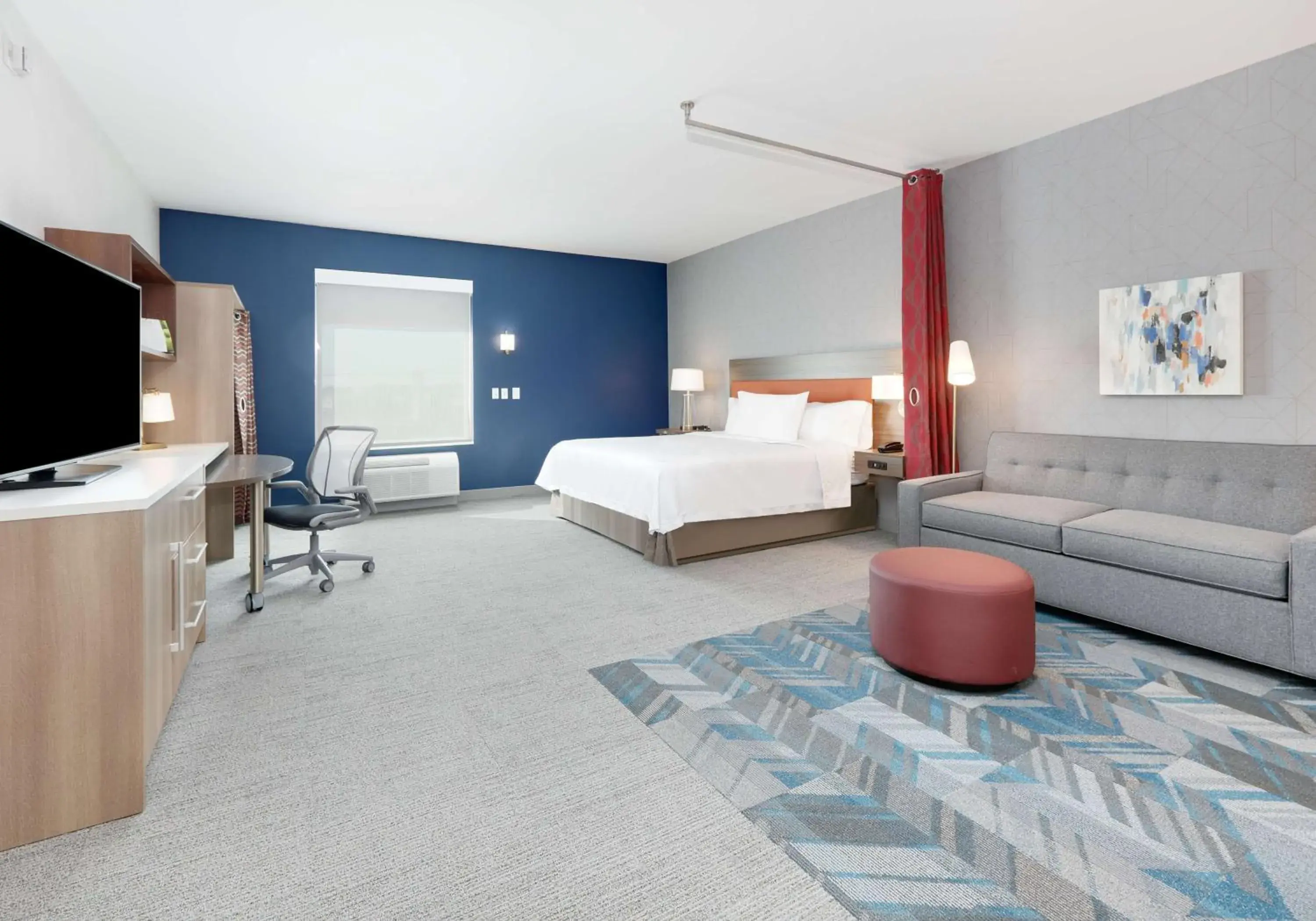 Living room, Bed in Home2 Suites By Hilton Euless Dfw West, Tx Living room, Bed in Home2 Suites By Hilton Euless Dfw West, Tx