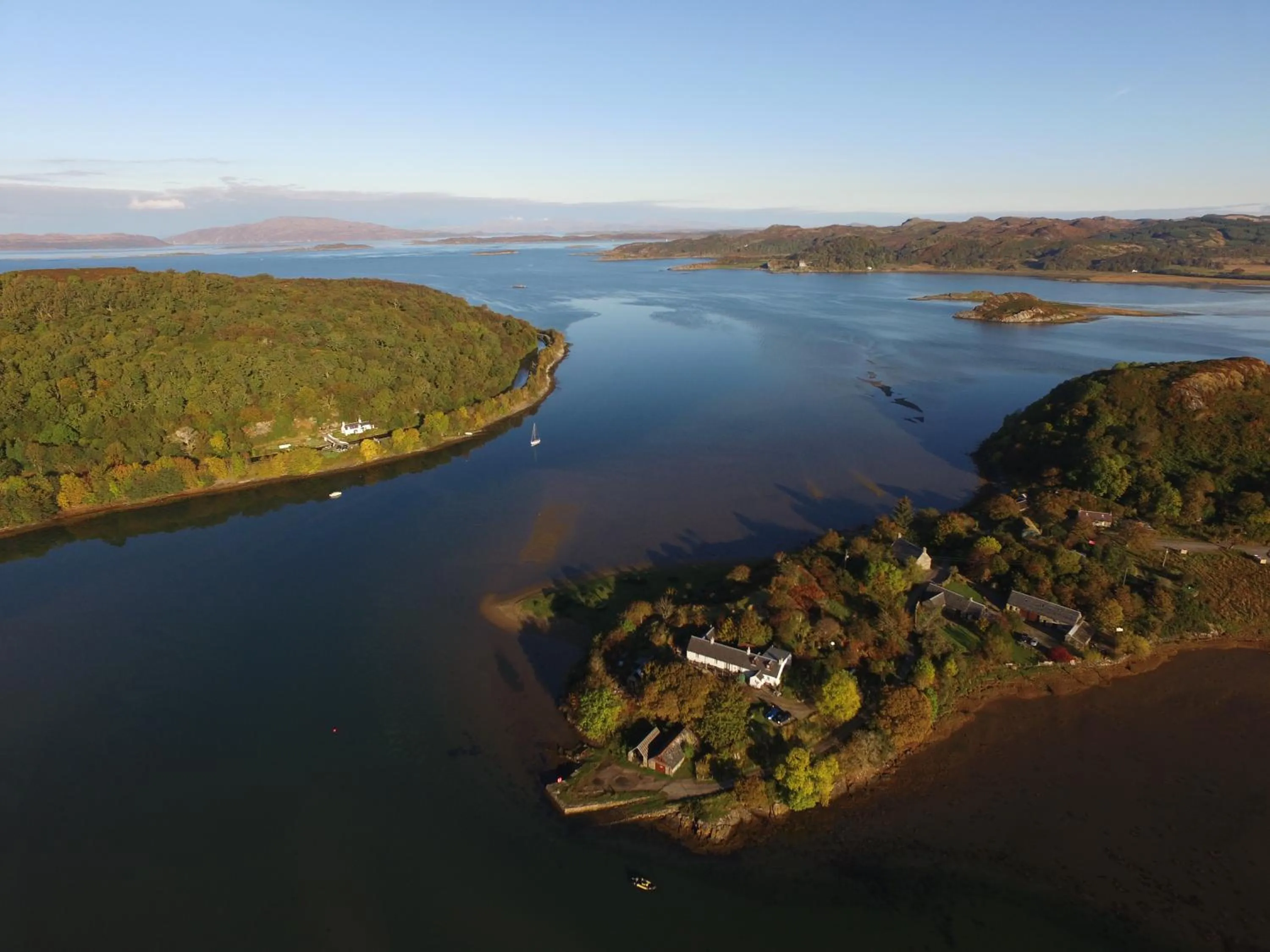Natural landscape in Crinan Hotel