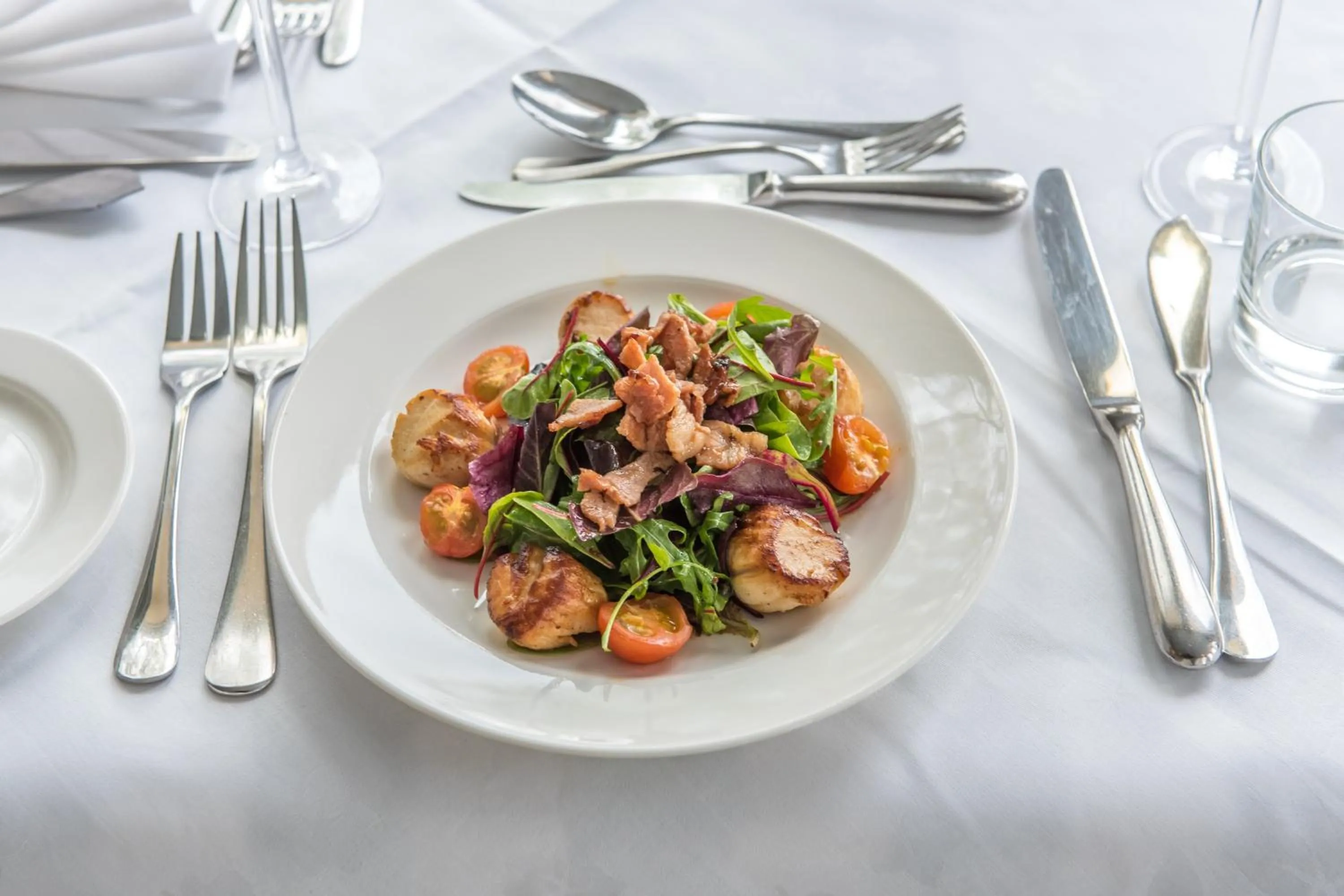 Food close-up in Crinan Hotel
