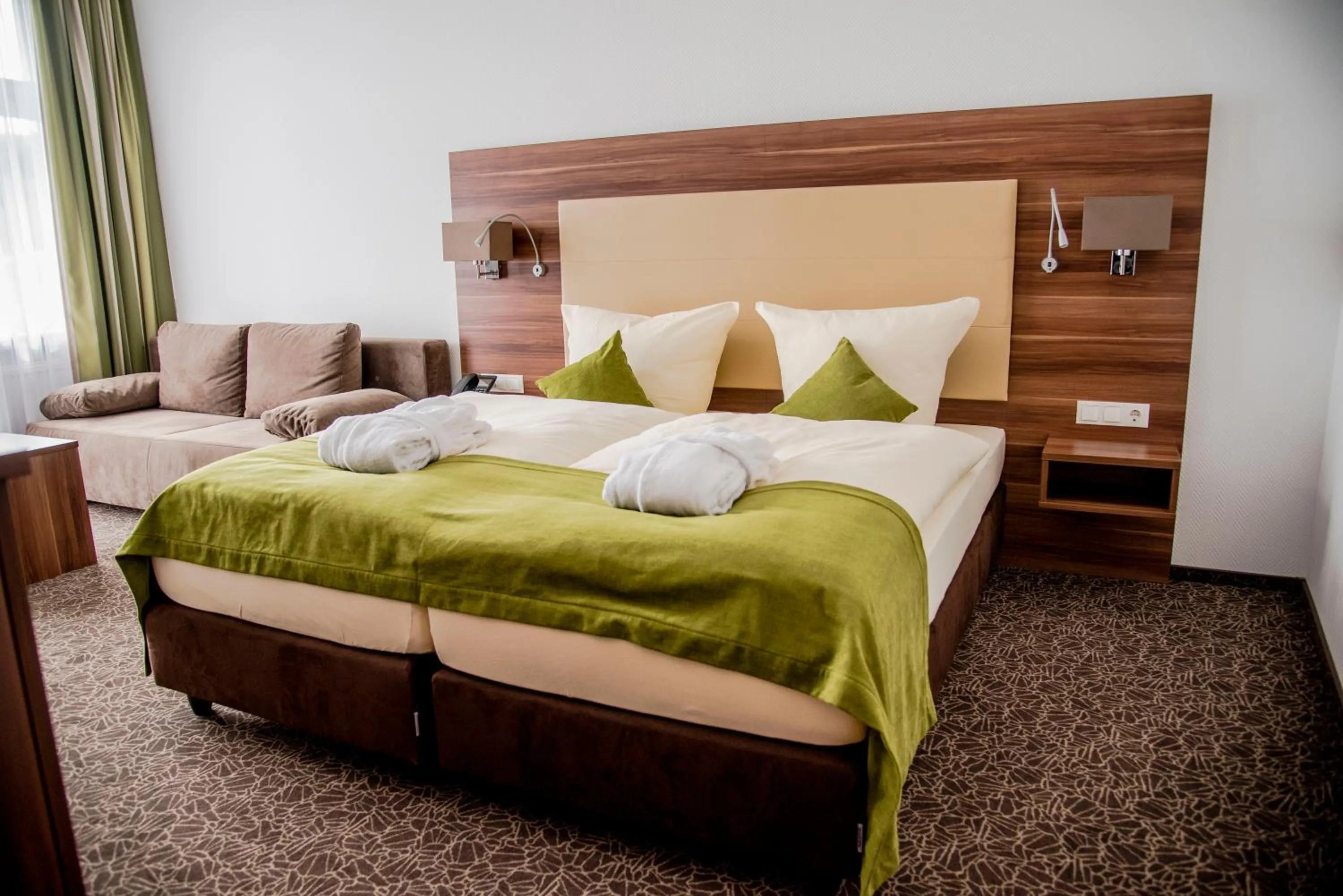 Bed in Hotel Villa Elsa