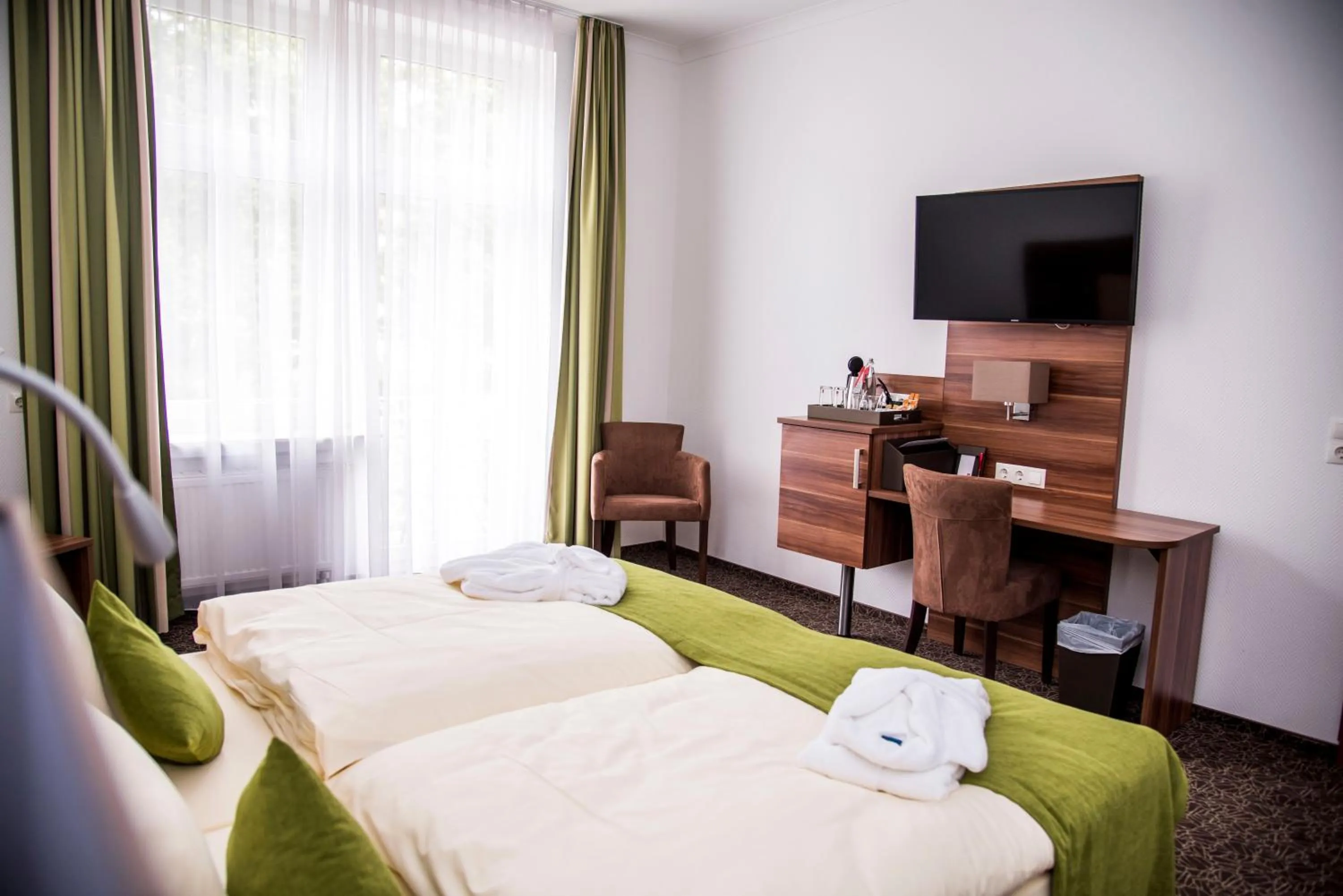 Bed in Hotel Villa Elsa