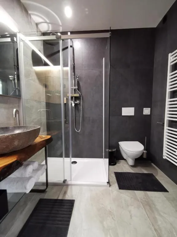 Bathroom in Hotel CityMap Maribor