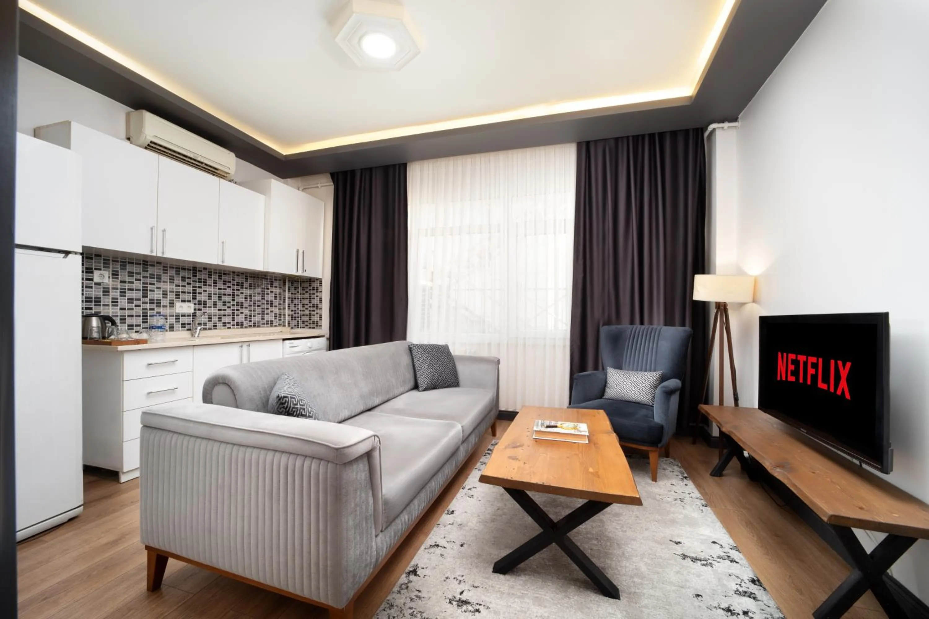 Living room in Bakırköy Zeugma Suit Otel