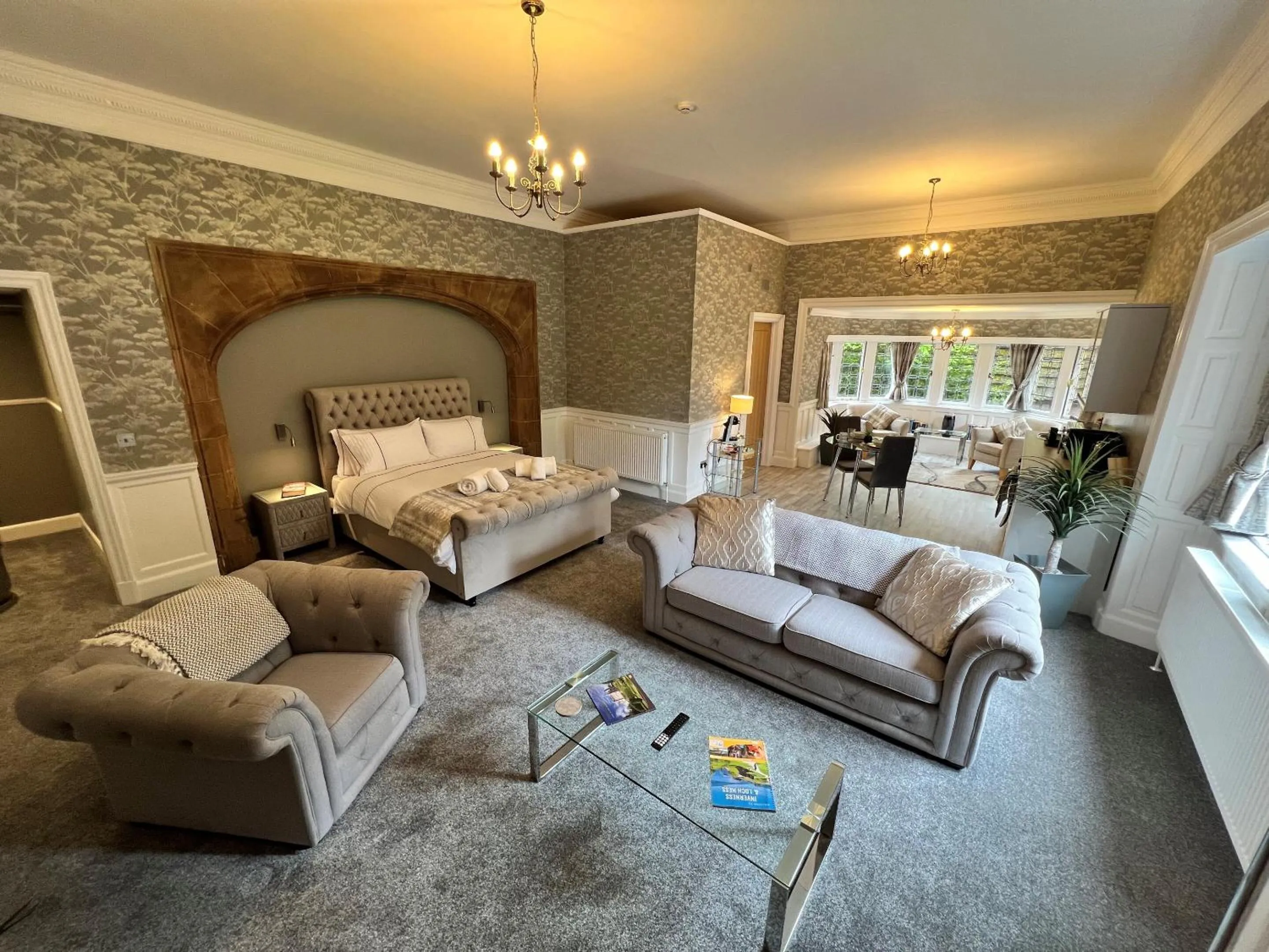 Bedroom in Rossal House Apartments, Inverness, Highlands