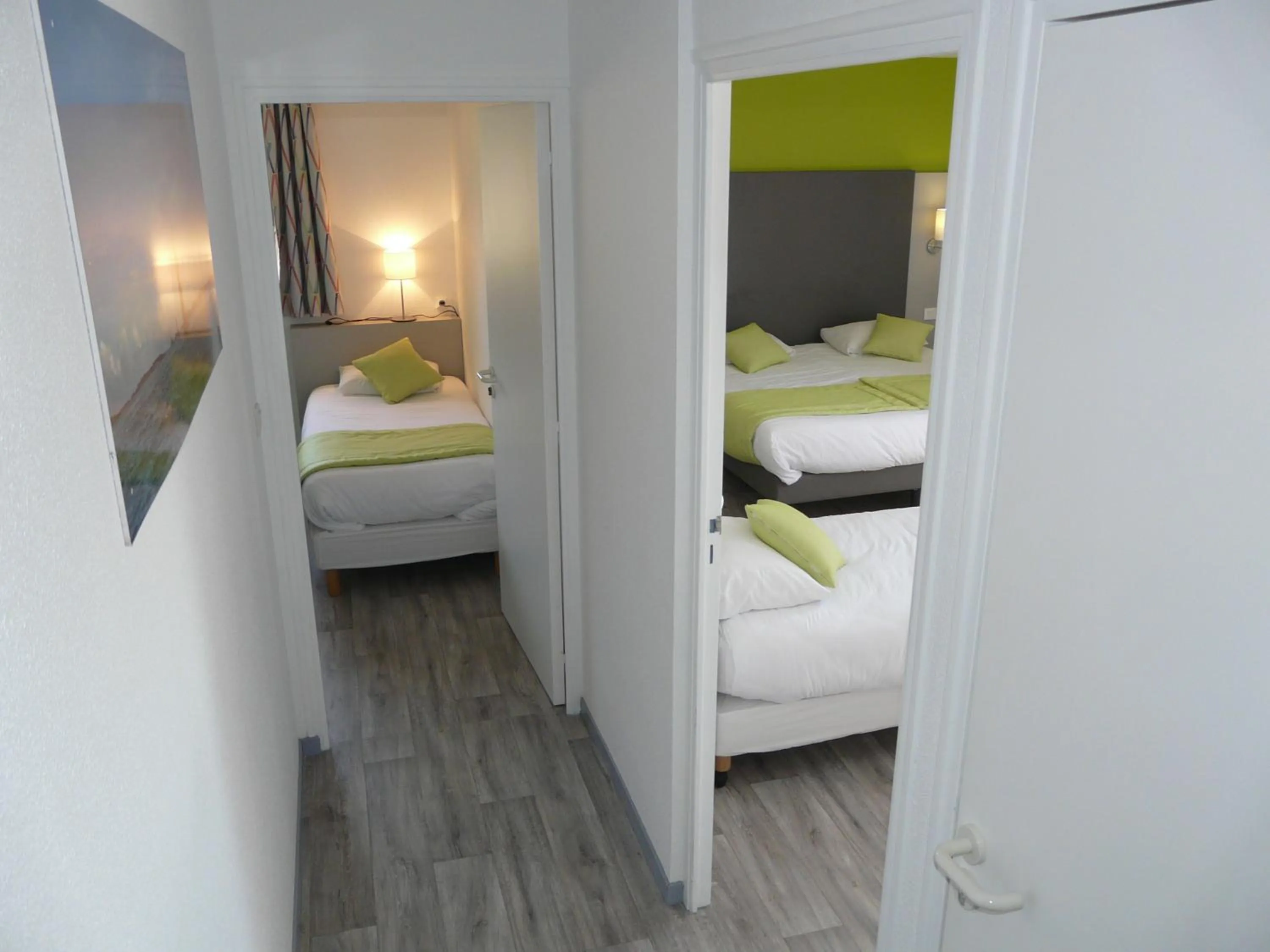 Bed in Hôtel de la baie de Paimpol