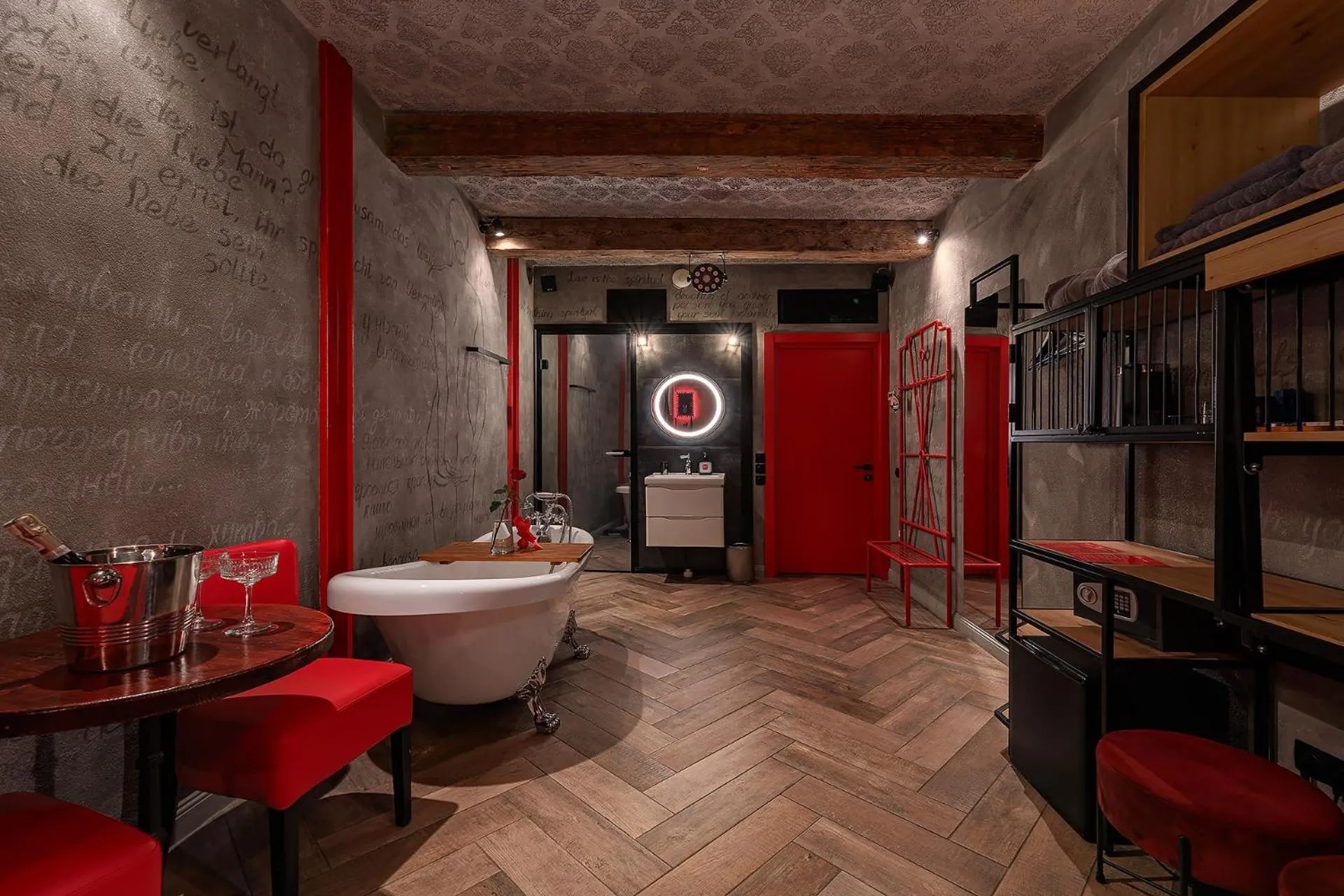 Bathroom in Masoch. Hotel & Cafe
