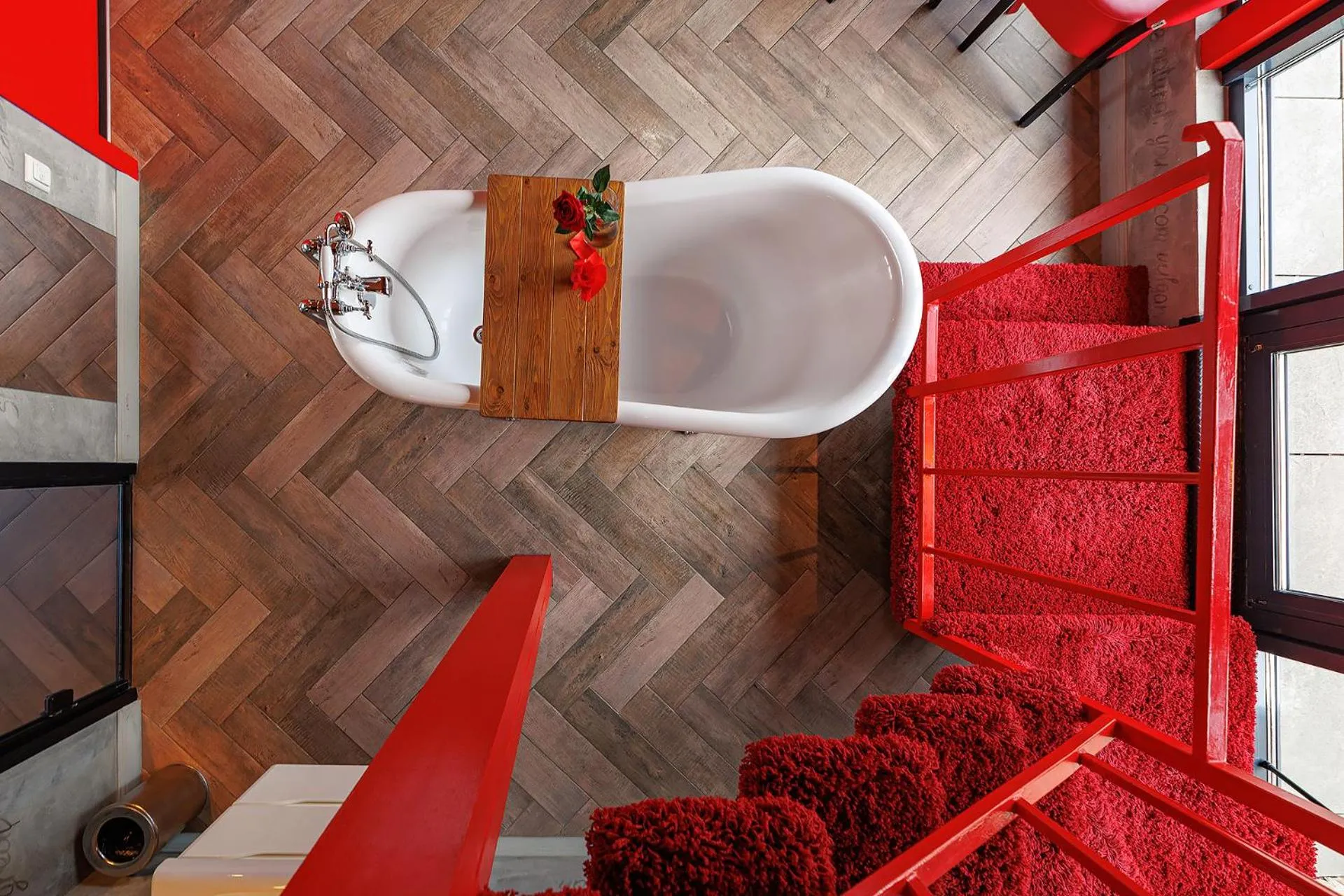 Bathroom in Masoch. Hotel & Cafe