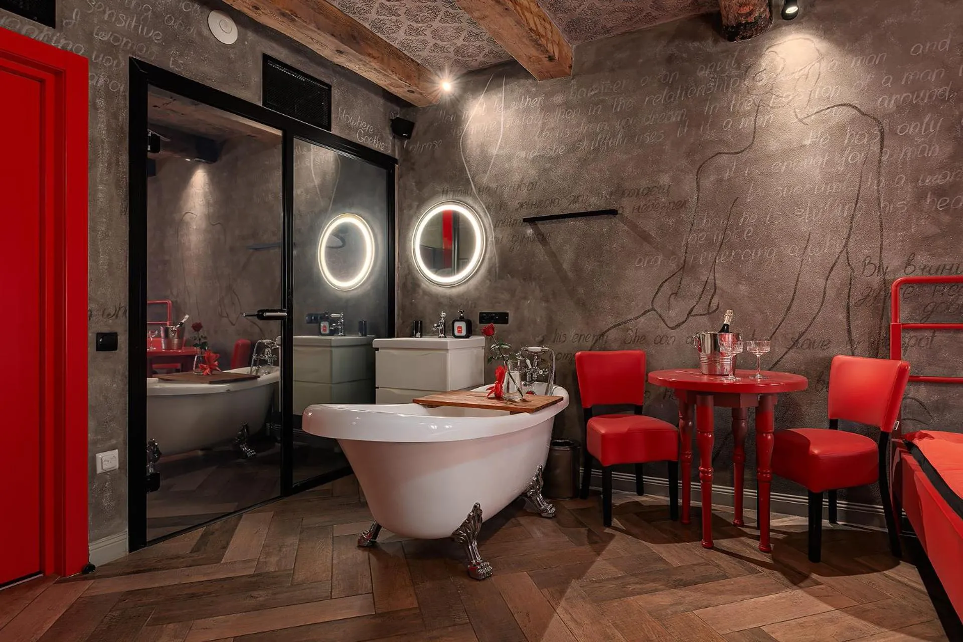 Bathroom in Masoch. Hotel & Cafe