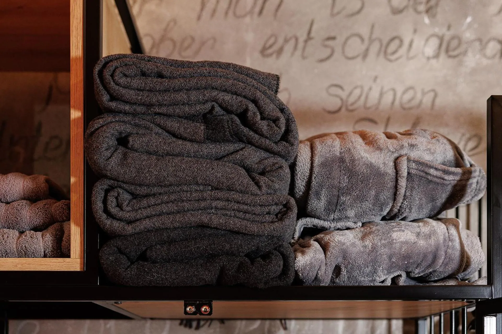 towels in Masoch. Hotel & Cafe