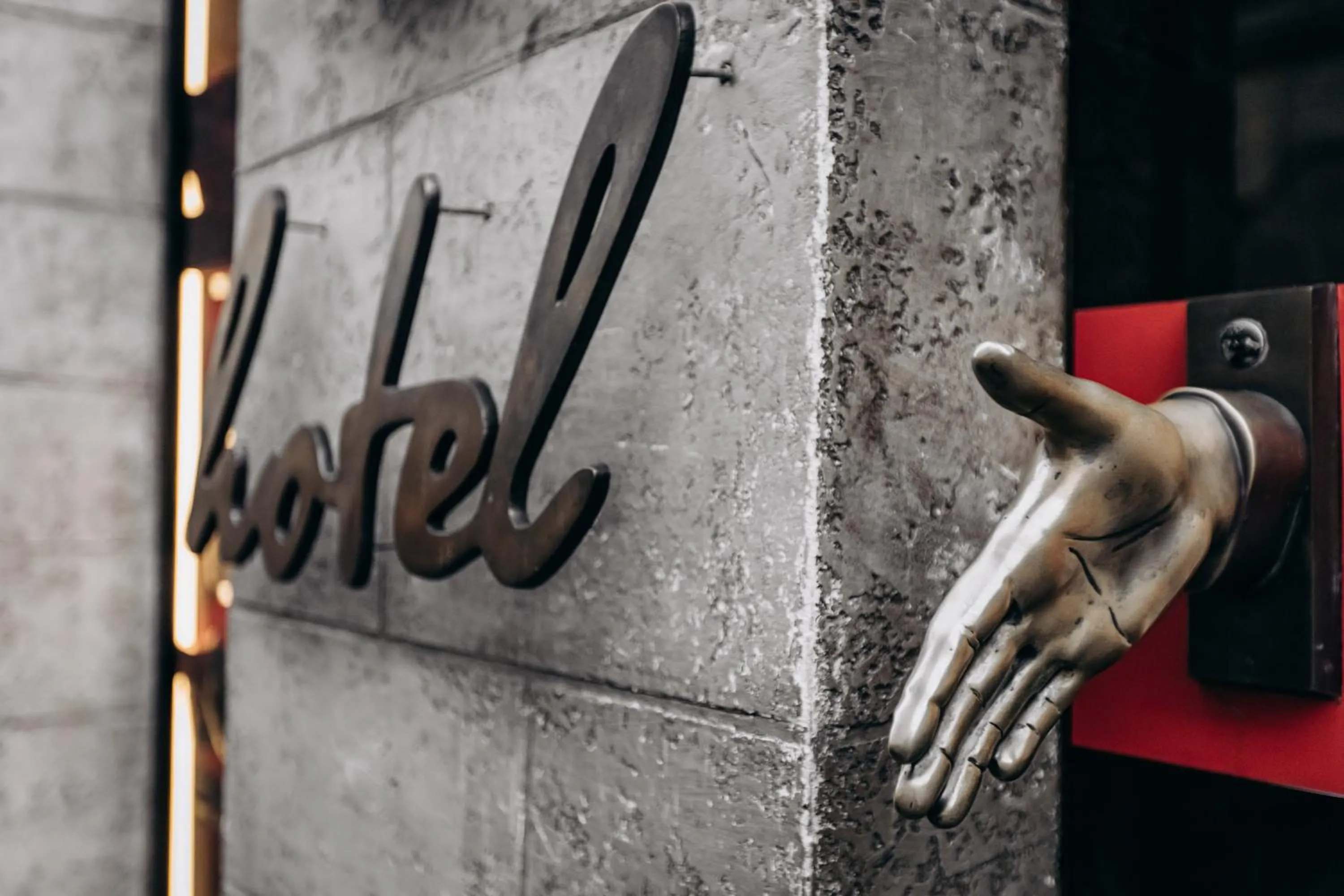 Property logo or sign in Masoch. Hotel & Cafe