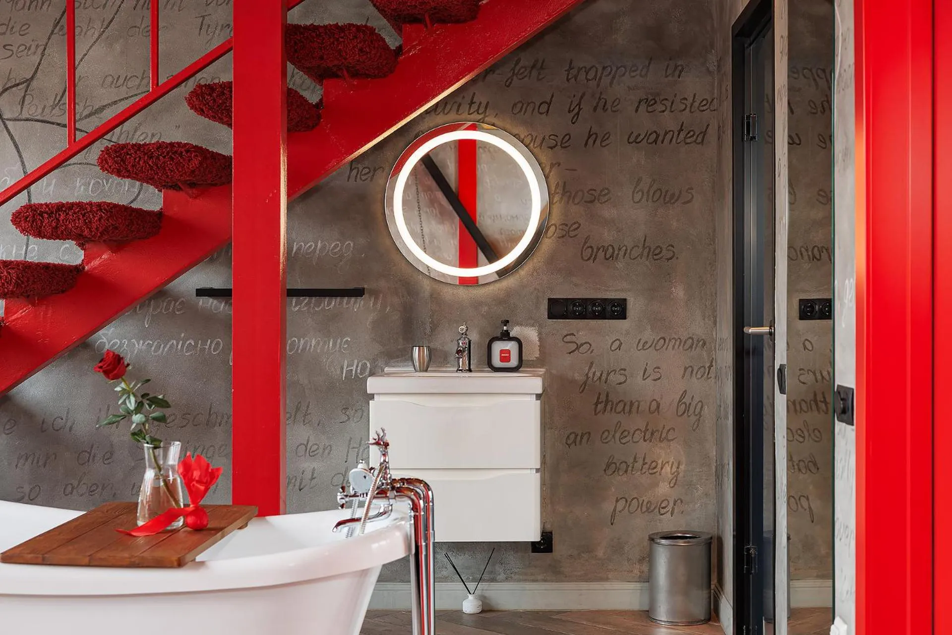 Bathroom in Masoch. Hotel & Cafe