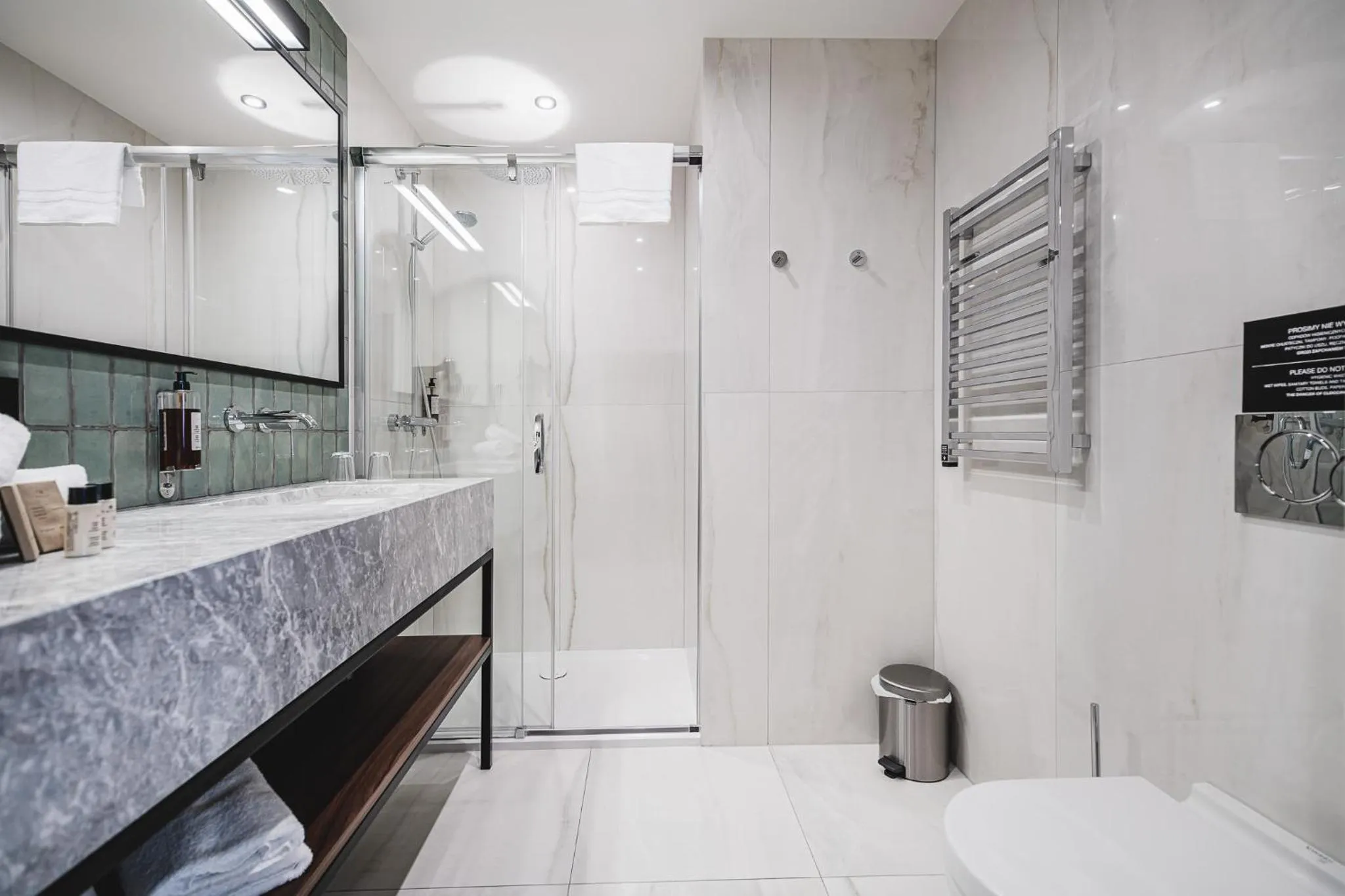 Shower in Apartamenty Sowa Bydgoszcz