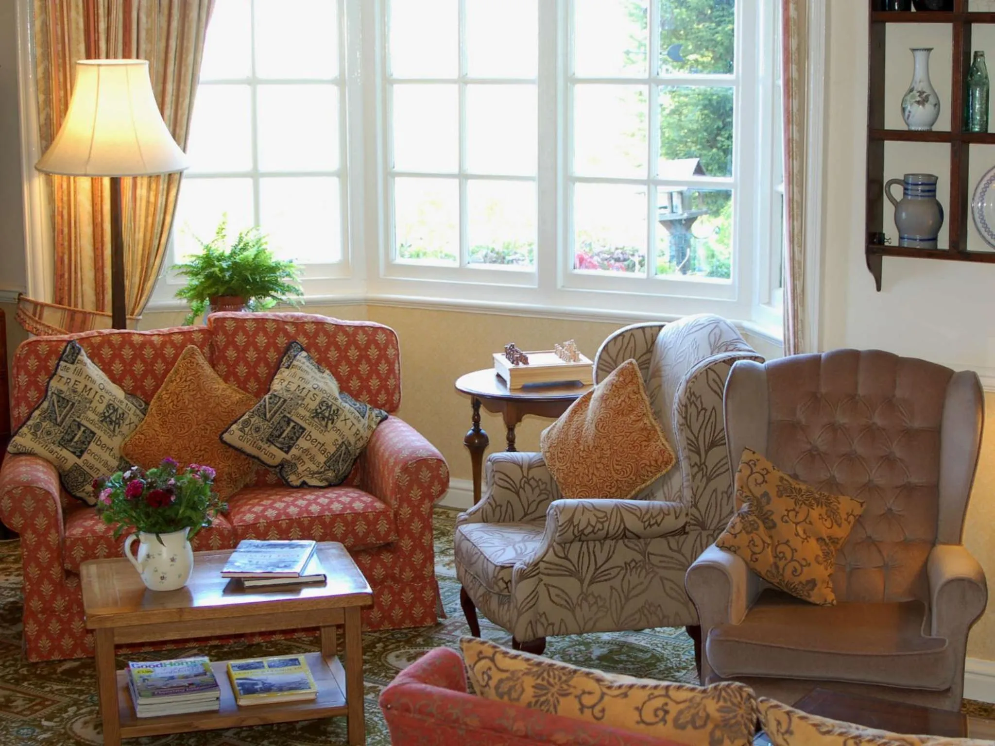 Living room in Chough's Nest Hotel