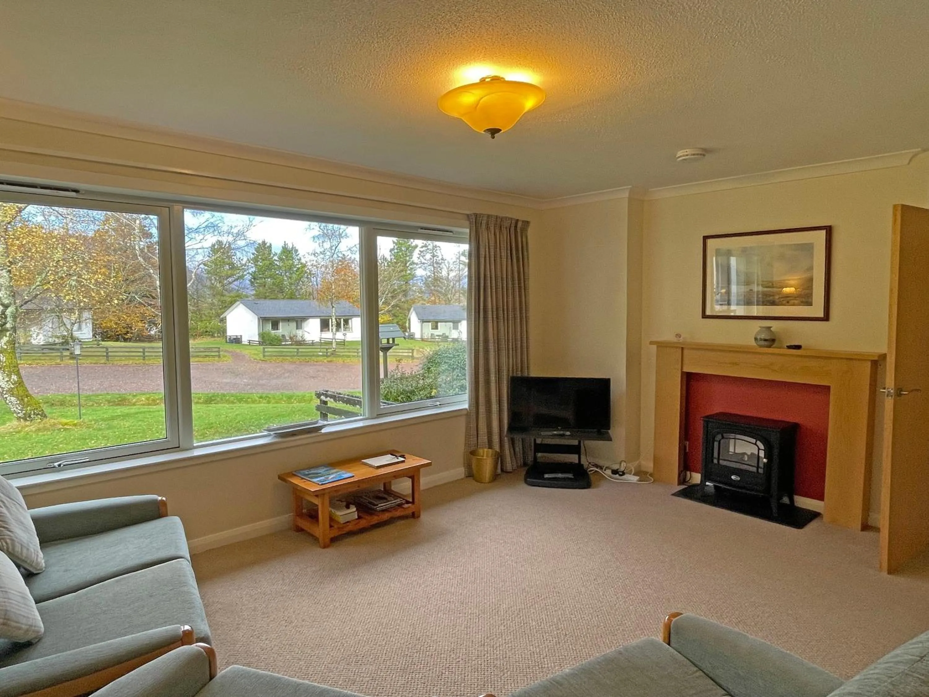 Living room in Glen Nevis Holidays