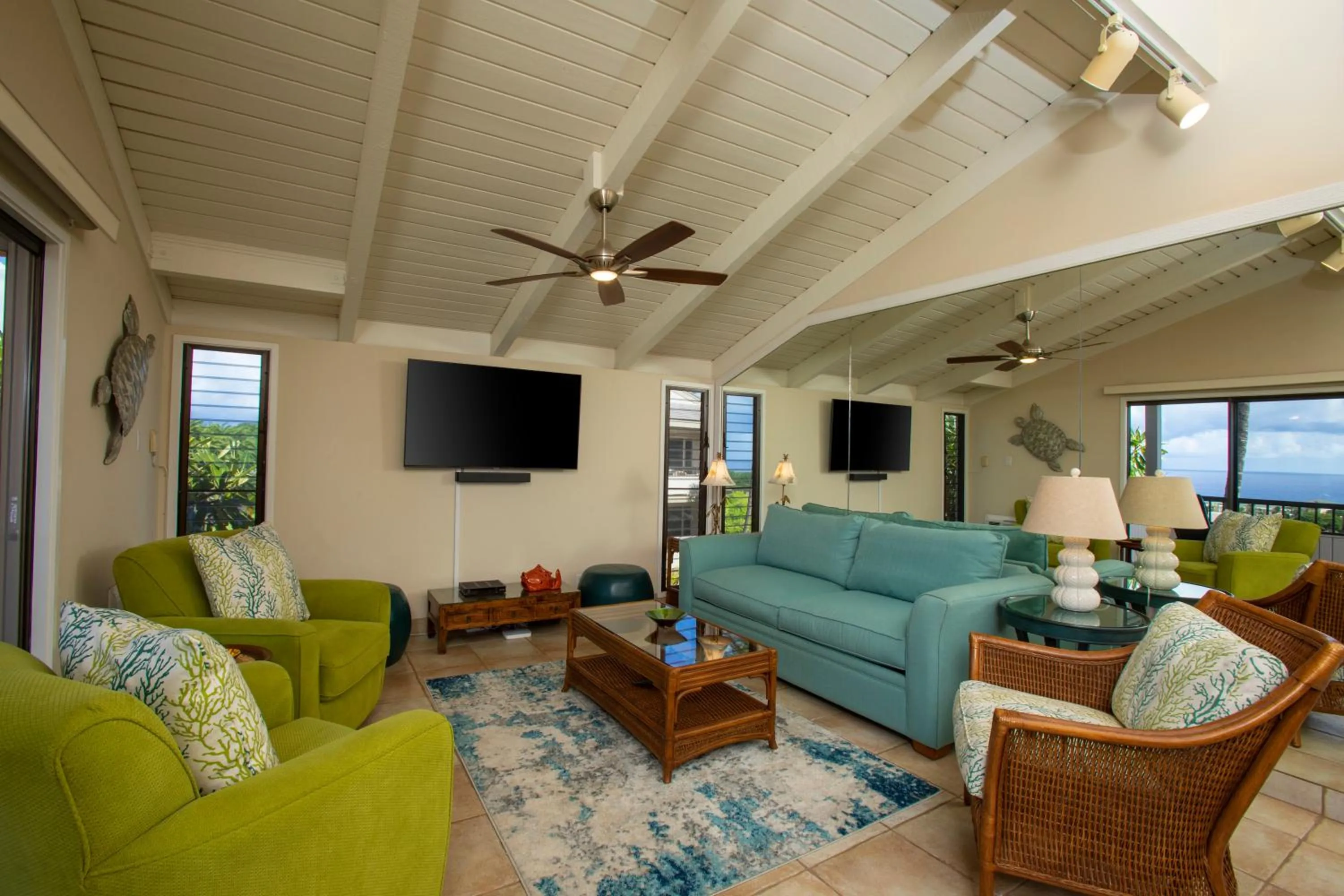 Seating Area in Wailea Ekolu Village - CoralTree Residence Collection