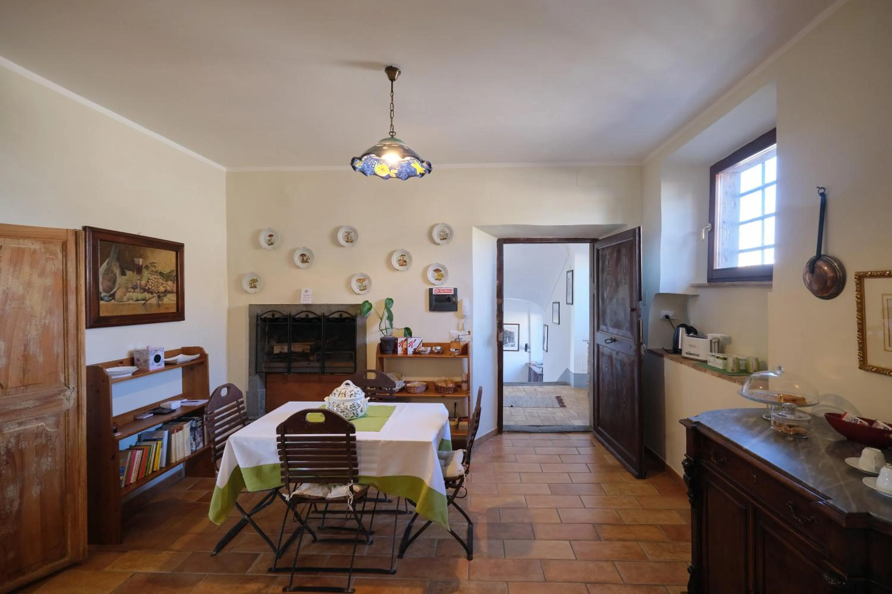 Dining area in Palazzo Mazzini
