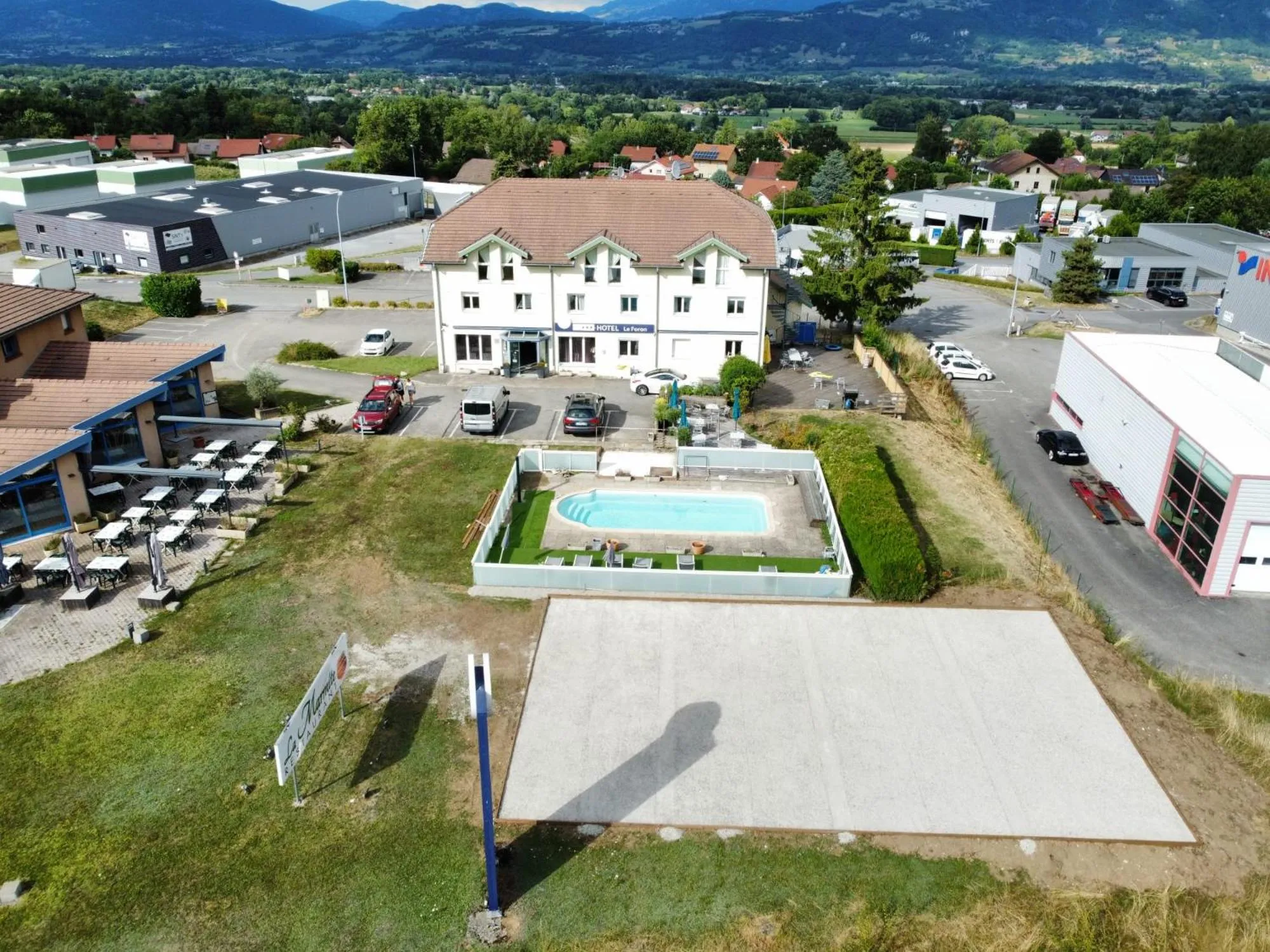 Bird's eye view in Hotel le Foron