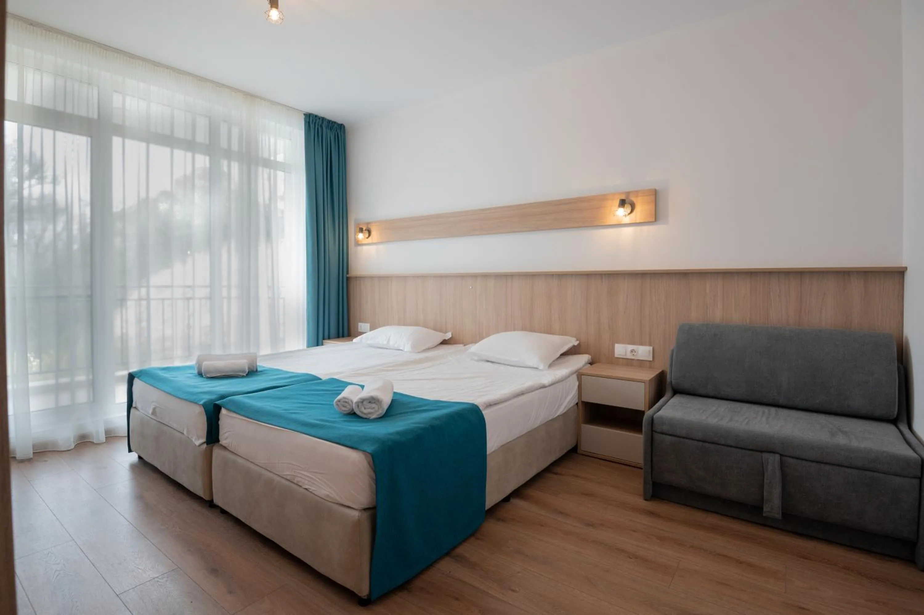 Bed in Hotel Samara with Relax area