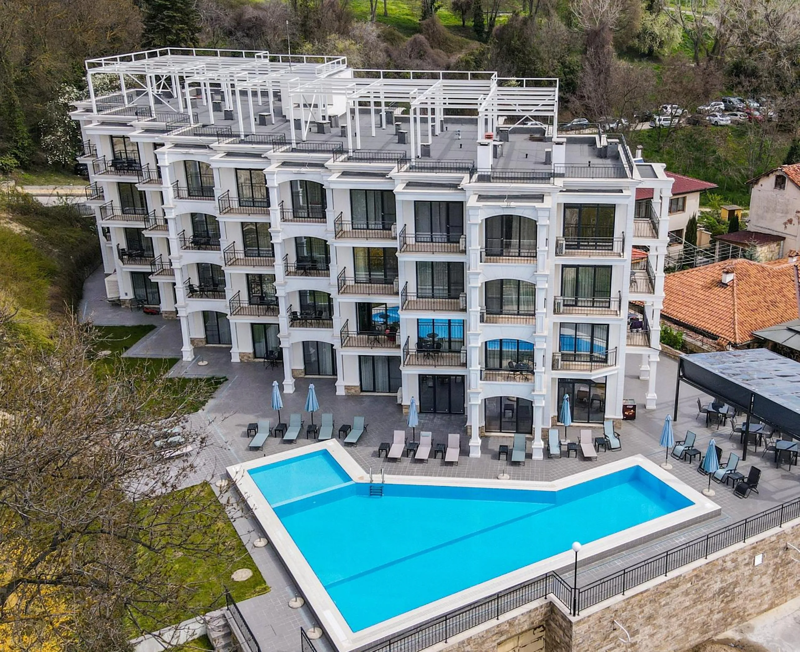 Property building in Hotel Samara with Relax area