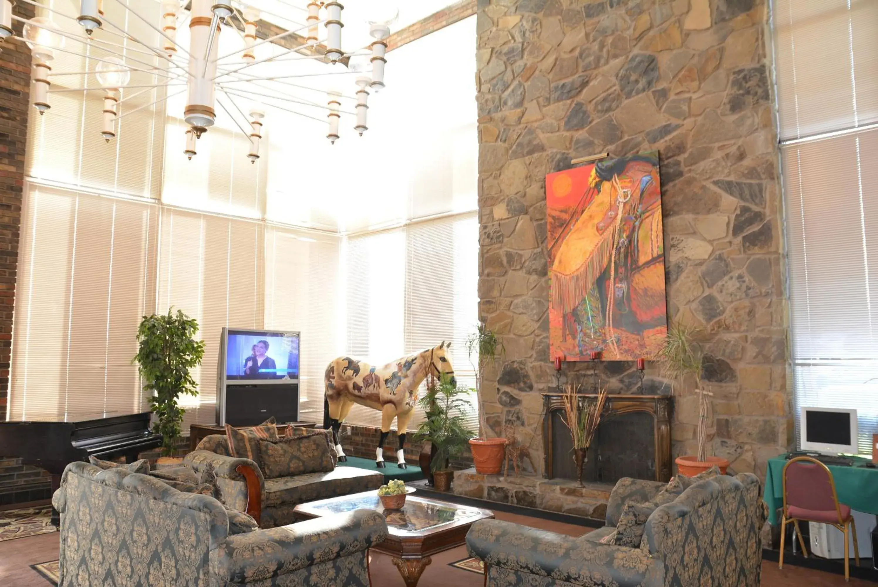 Decorative detail, Seating Area in Biltmore Hotel Oklahoma