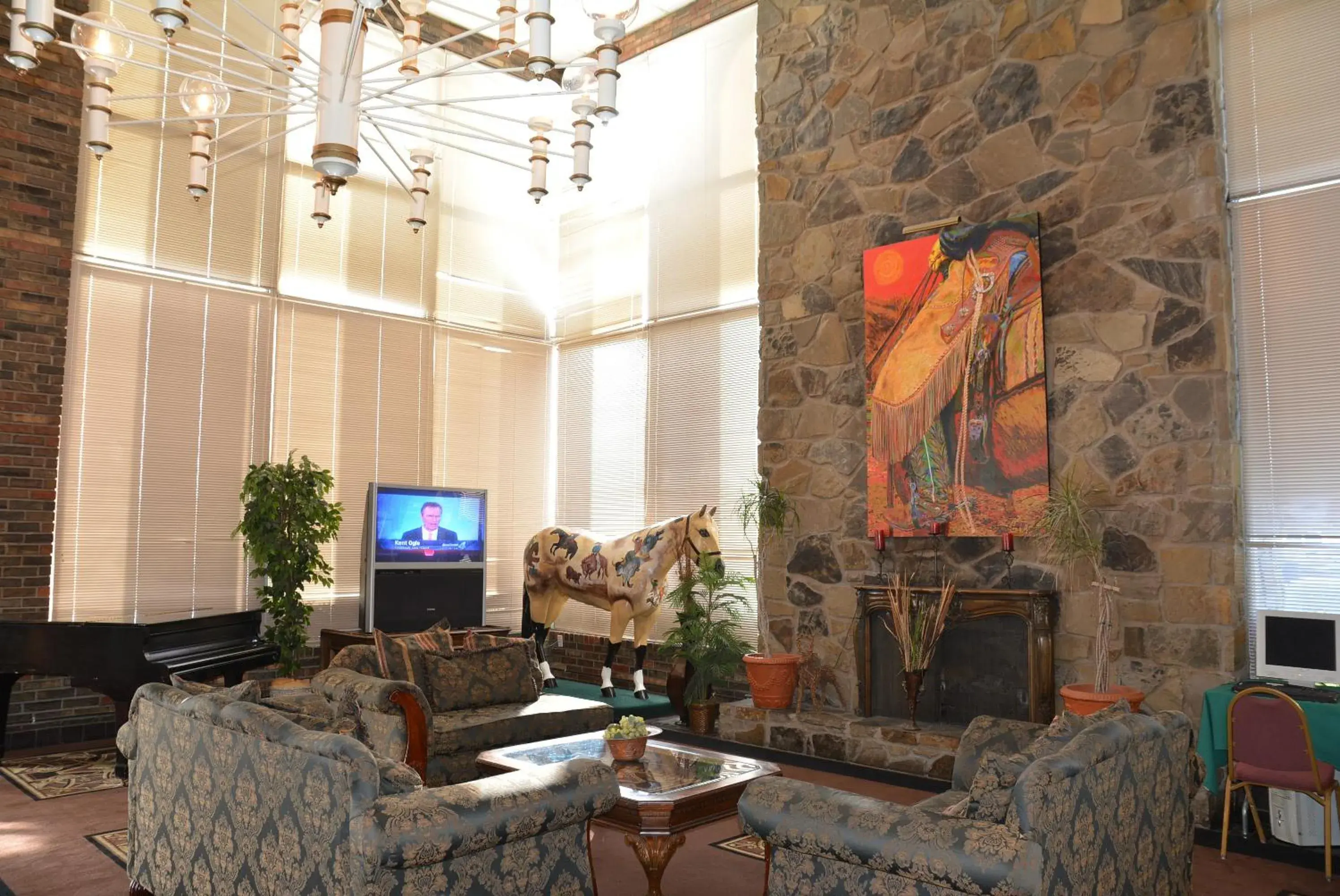 Decorative detail, Seating Area in Biltmore Hotel Oklahoma