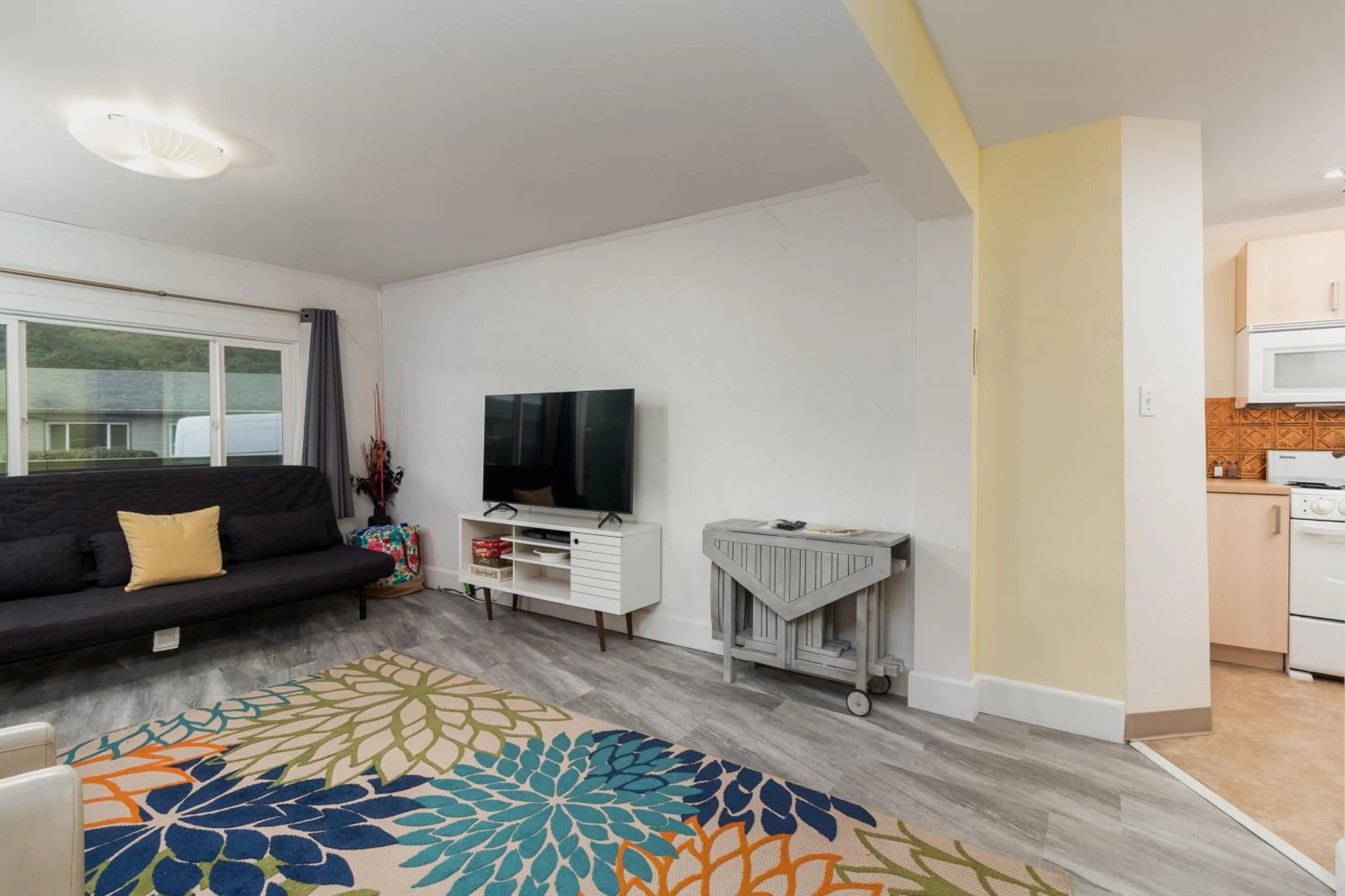 Living room in Ocean Terrace Condominiums