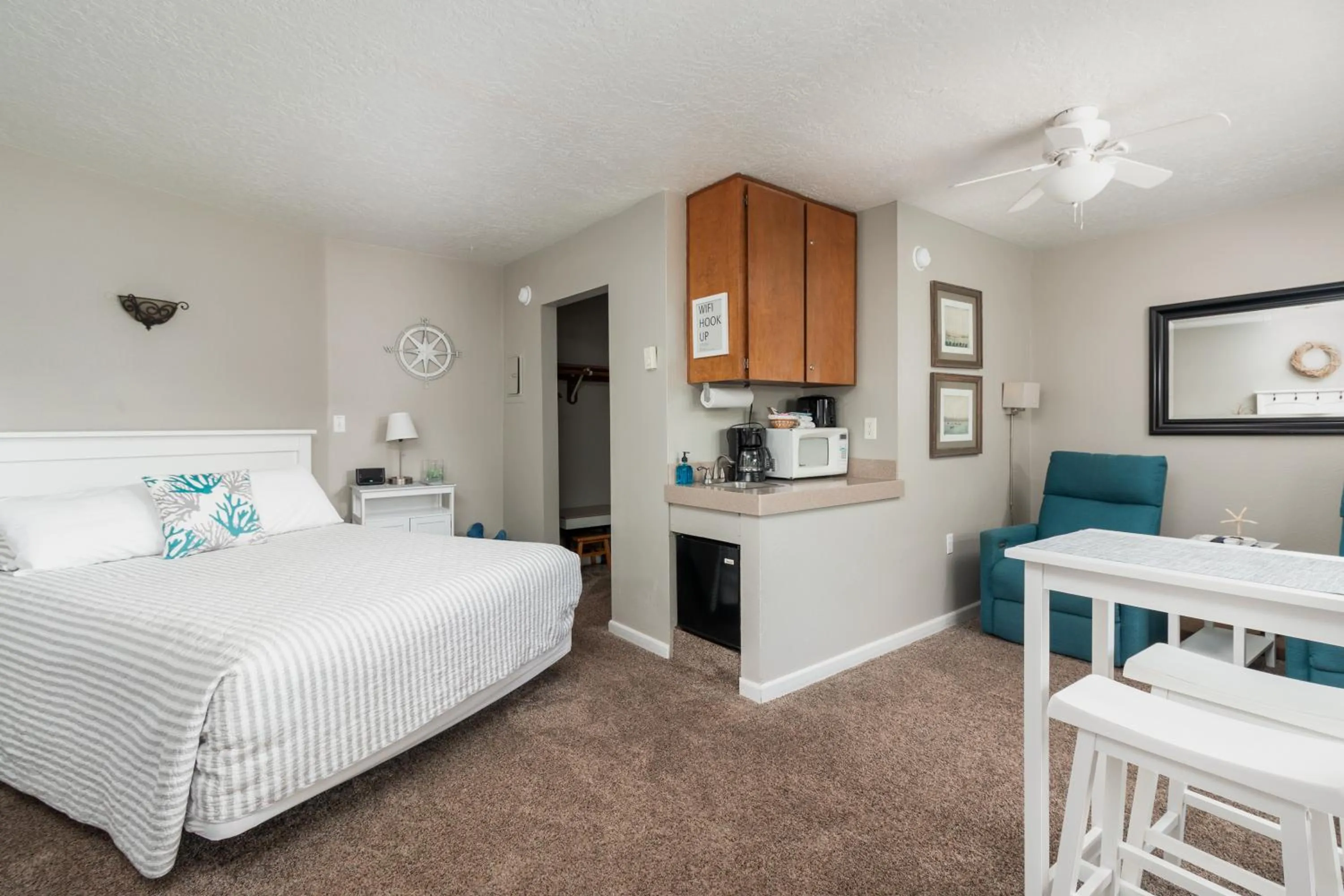 Bedroom in Ocean Terrace Condominiums