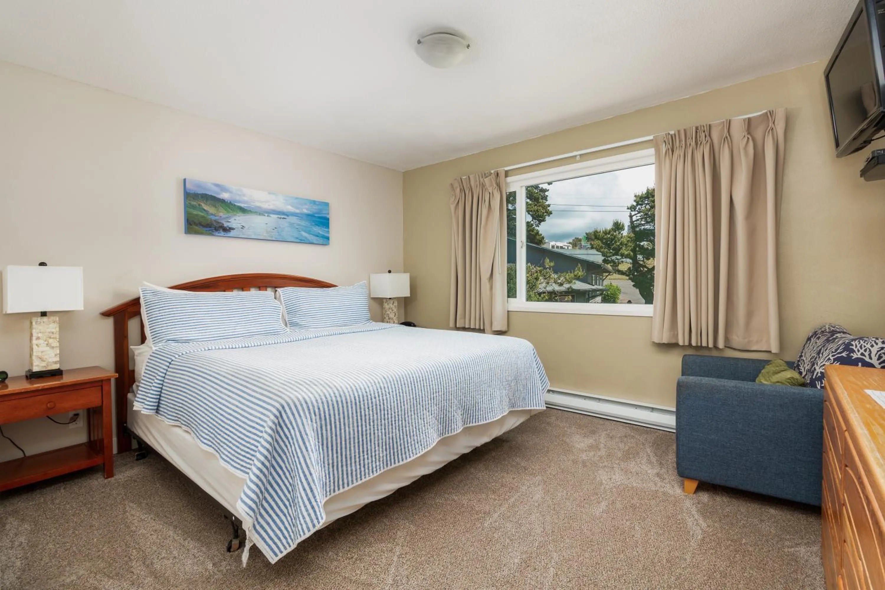 Bedroom in Ocean Terrace Condominiums