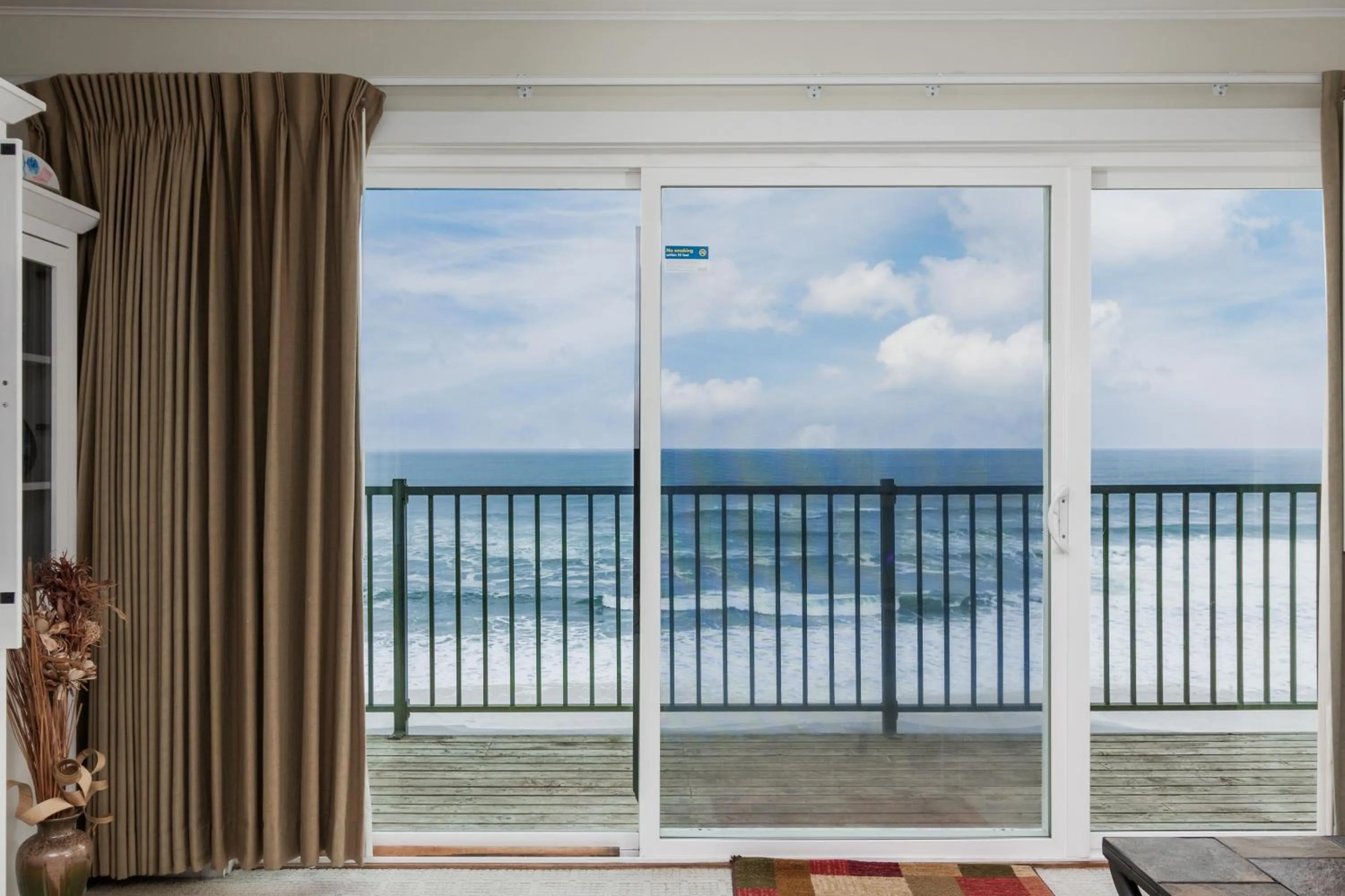 Living room in Ocean Terrace Condominiums