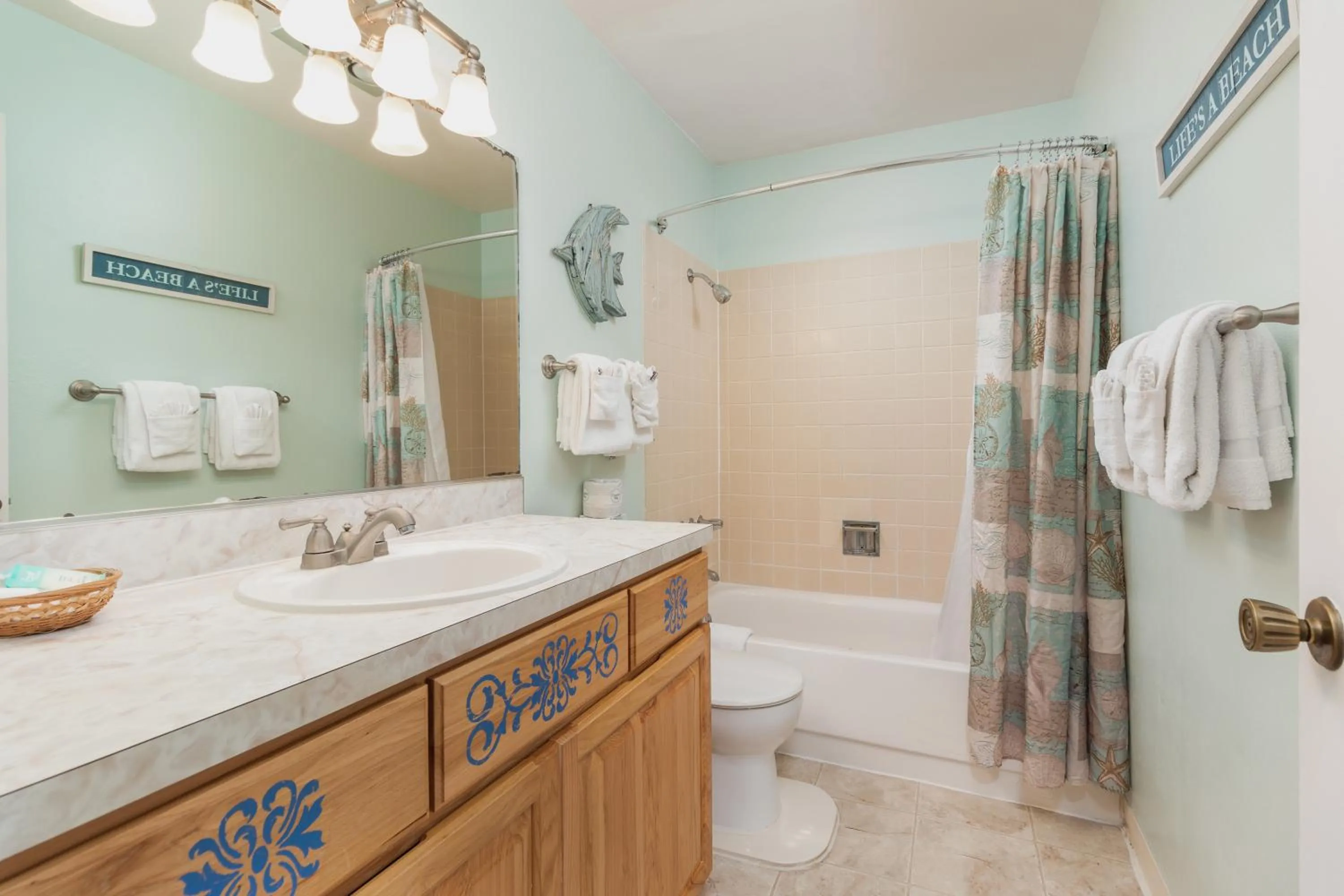Bathroom in Ocean Terrace Condominiums