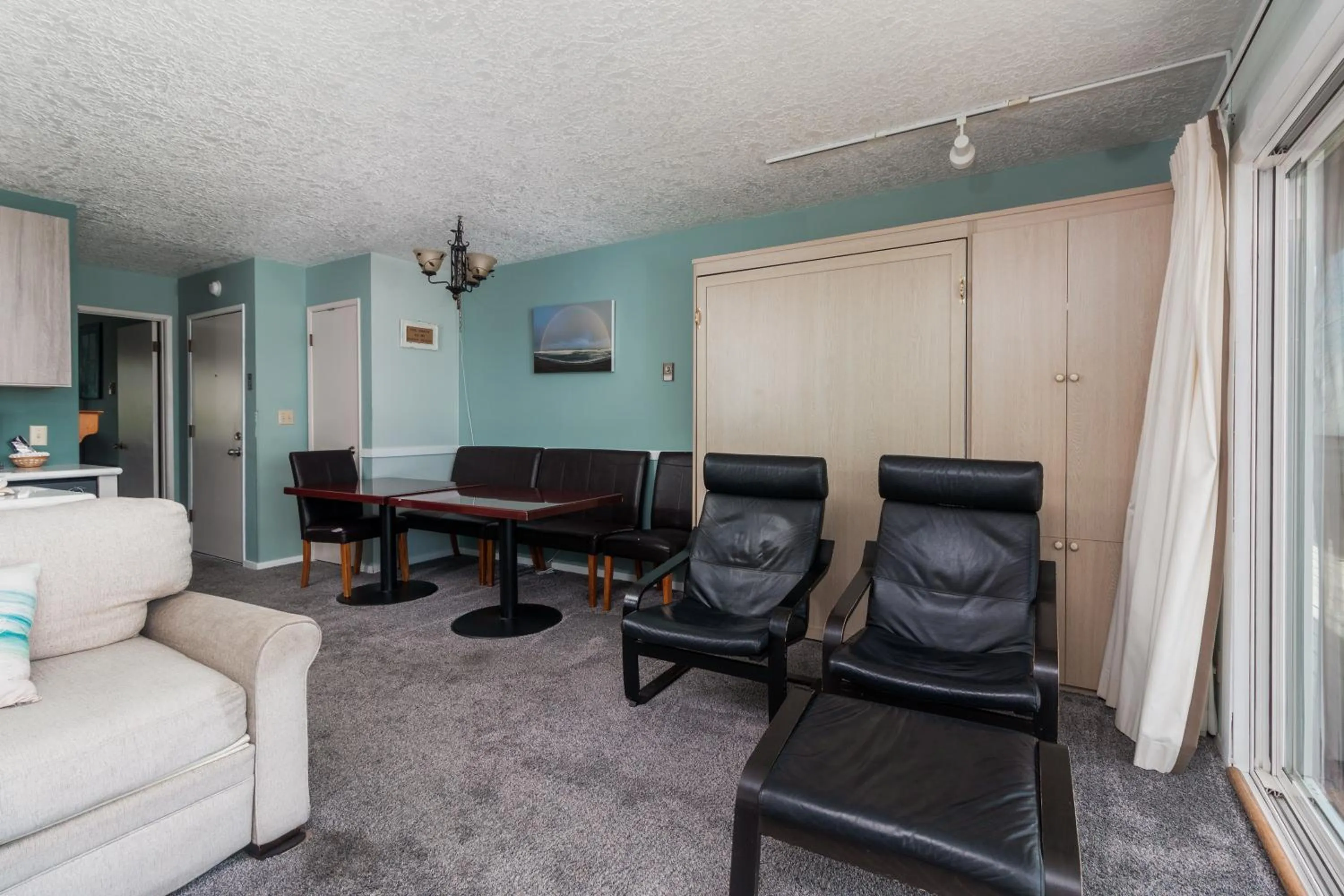 Living room in Ocean Terrace Condominiums