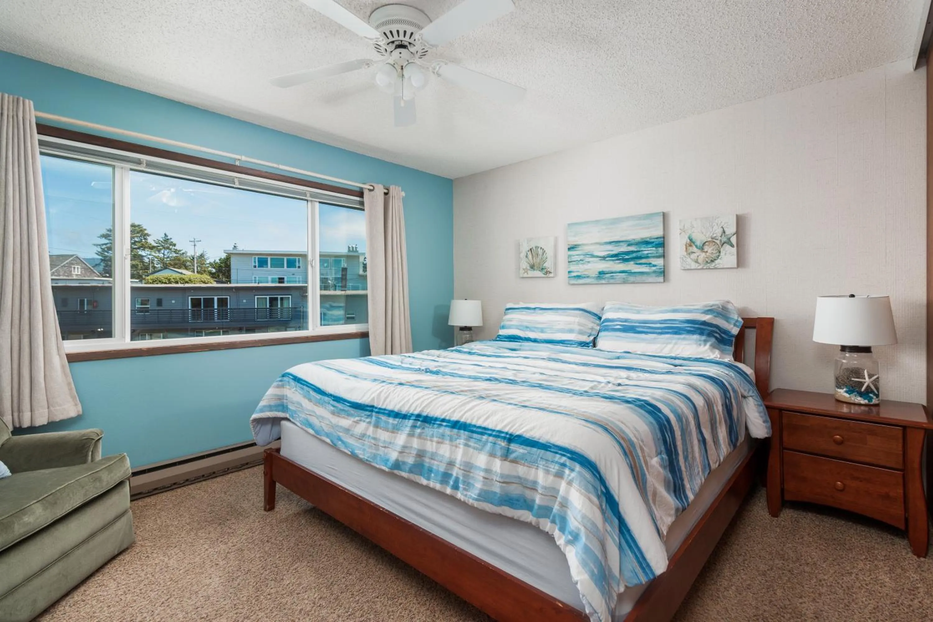Bedroom in Ocean Terrace Condominiums