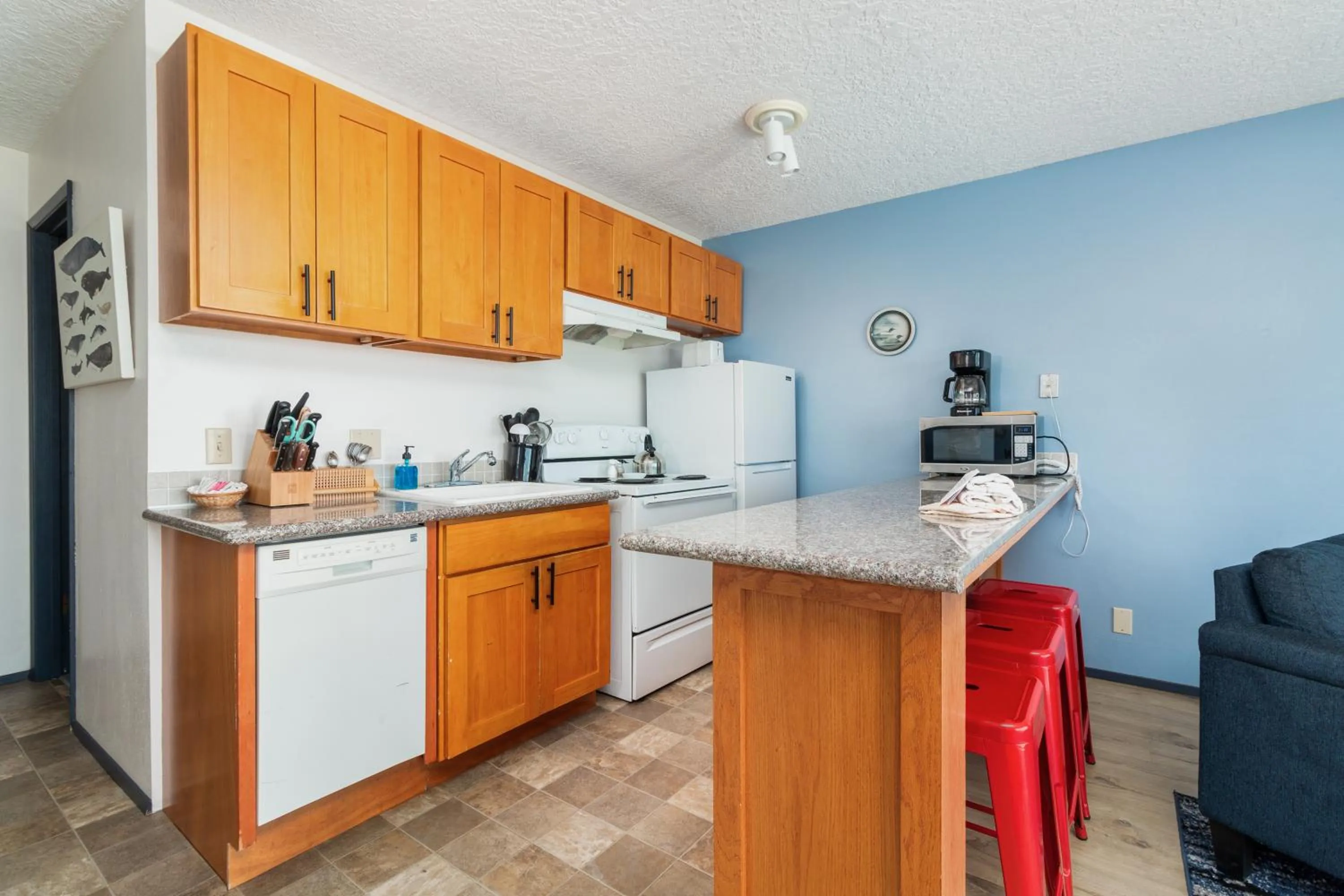 Kitchen or kitchenette in Ocean Terrace Condominiums