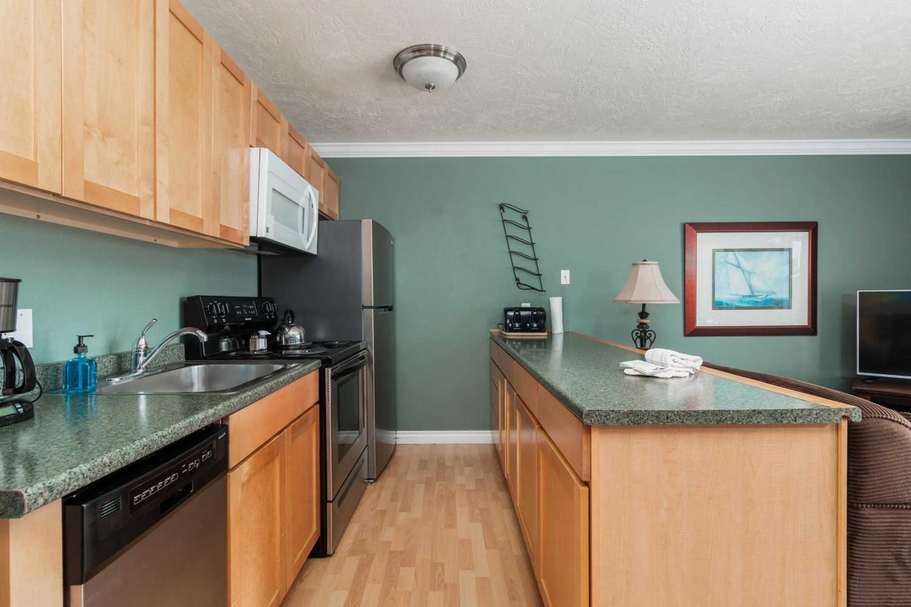 Kitchen or kitchenette in Ocean Terrace Condominiums