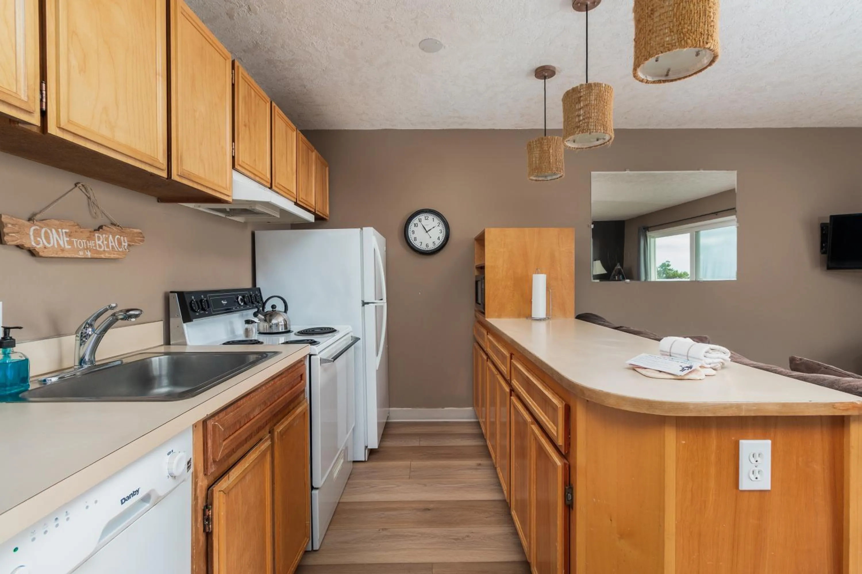 Kitchen or kitchenette in Ocean Terrace Condominiums
